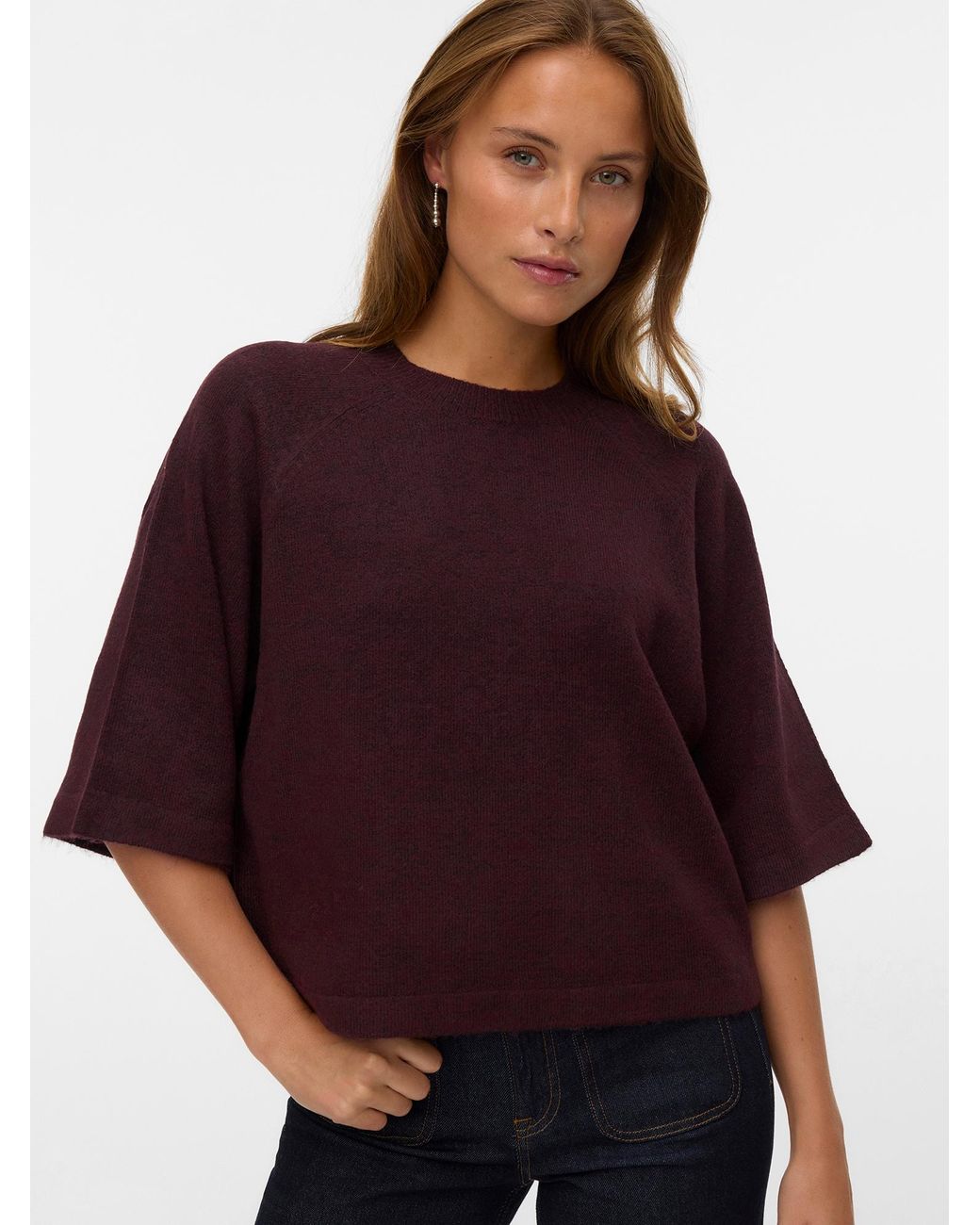 Vero Moda Red Pullover Vmlefile