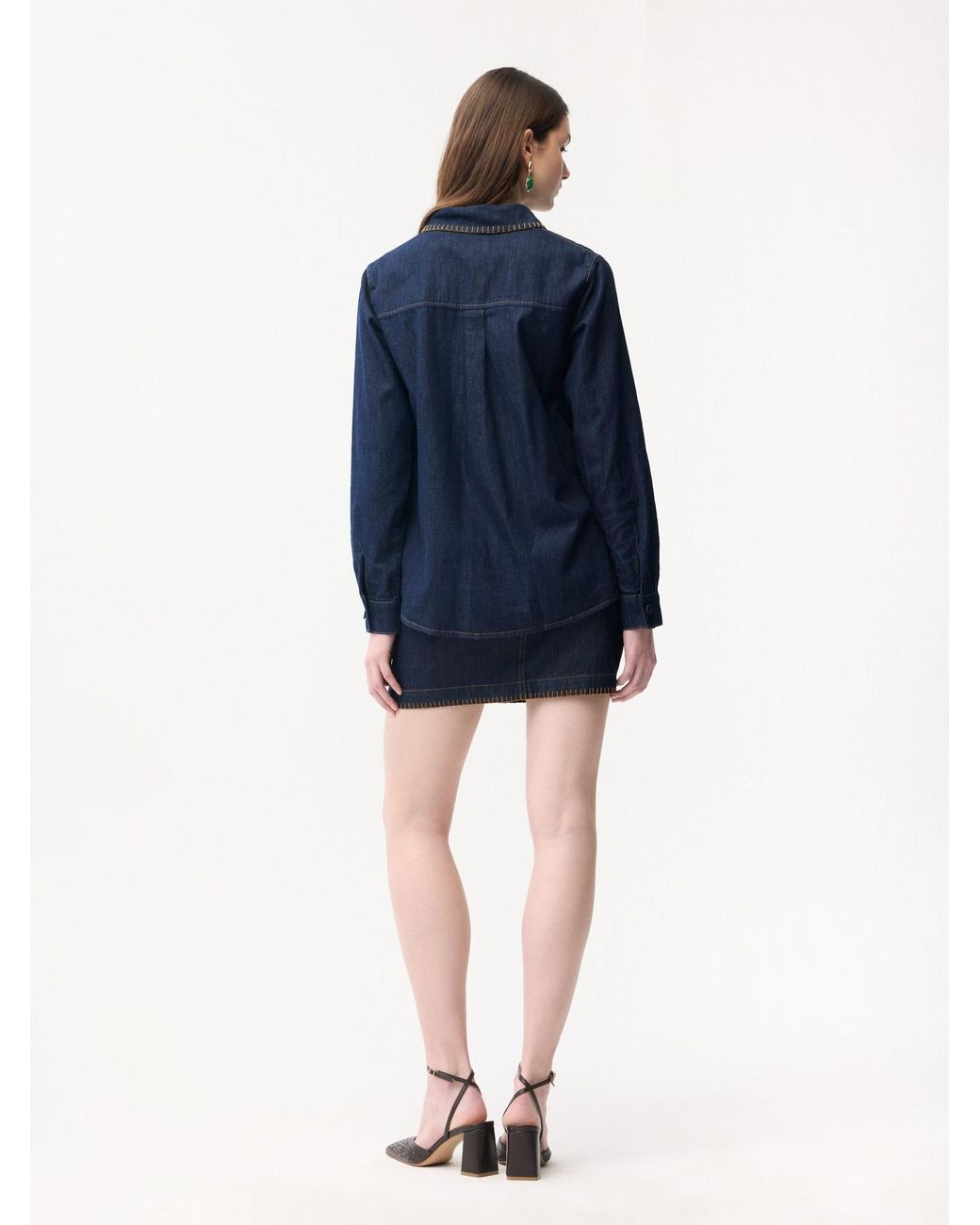 ADL Blue Bluse
