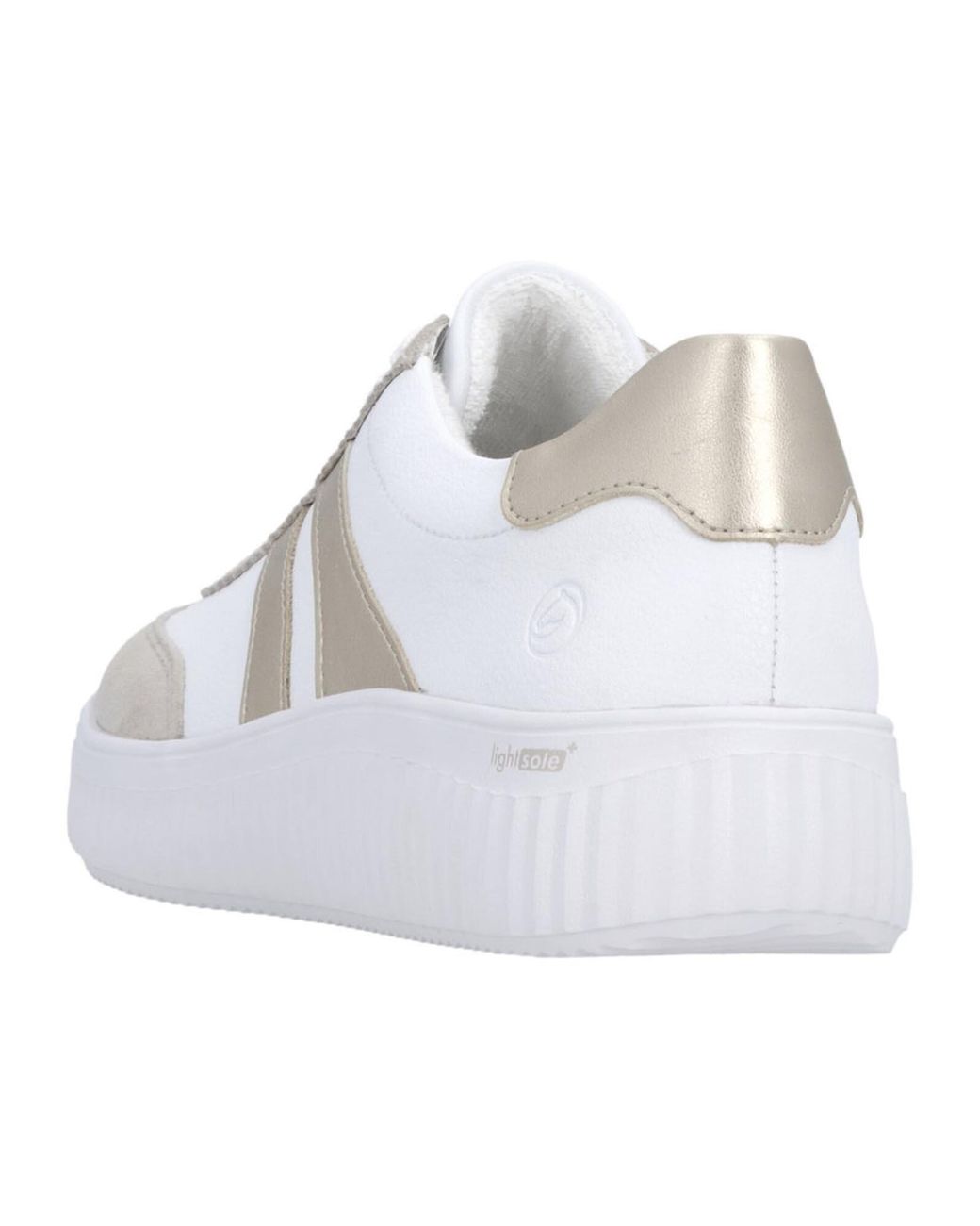 Remonte White Sneaker Low Basic