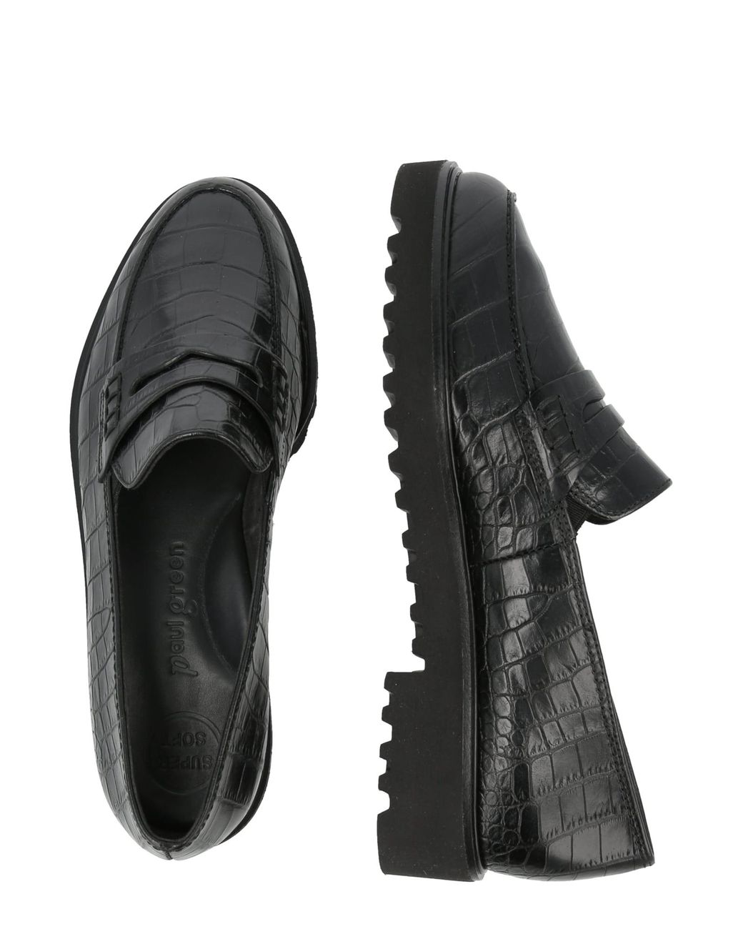 Paul Green Black Slipper