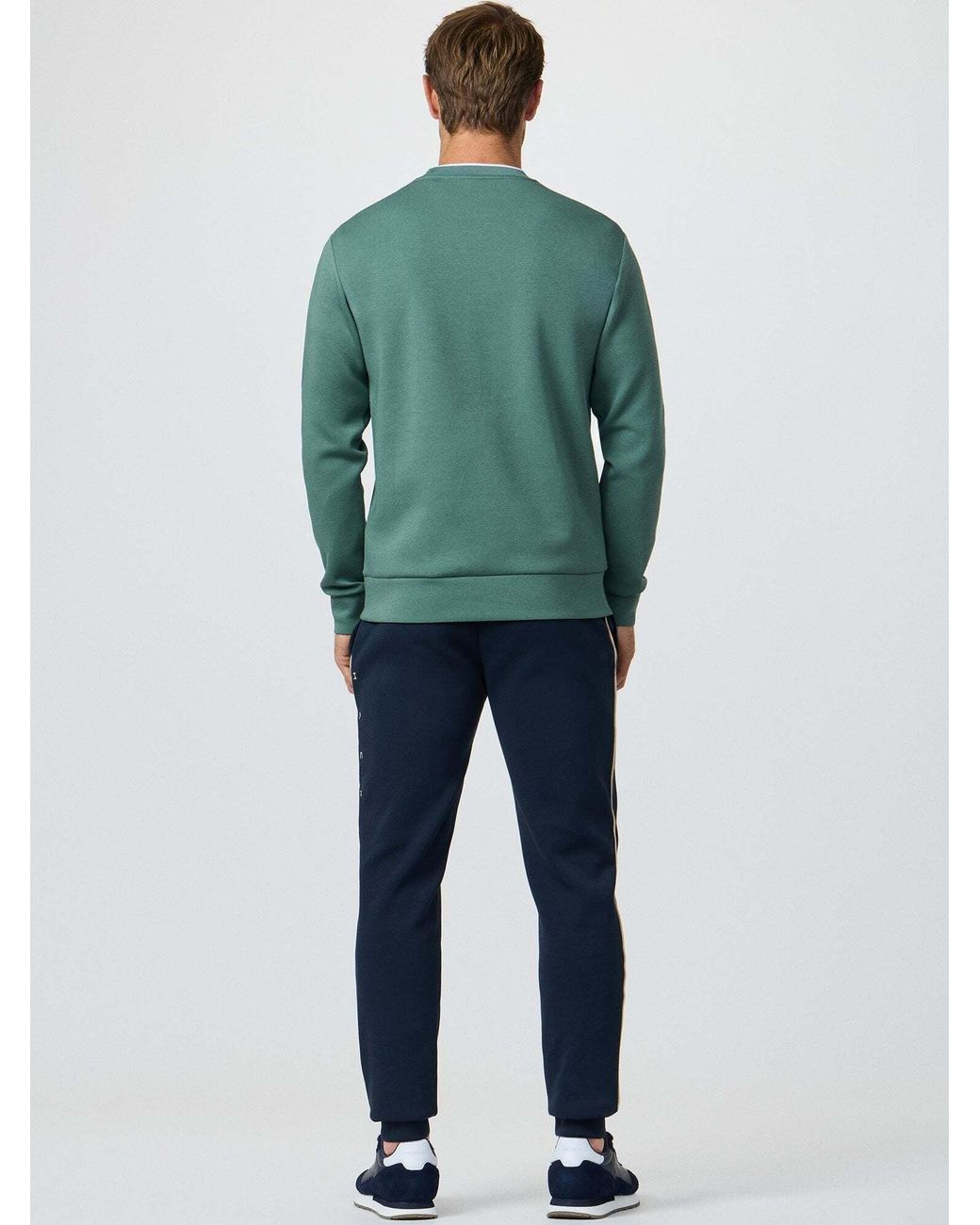 Hackett Sweatshirt Essential Crew in Green für Herren