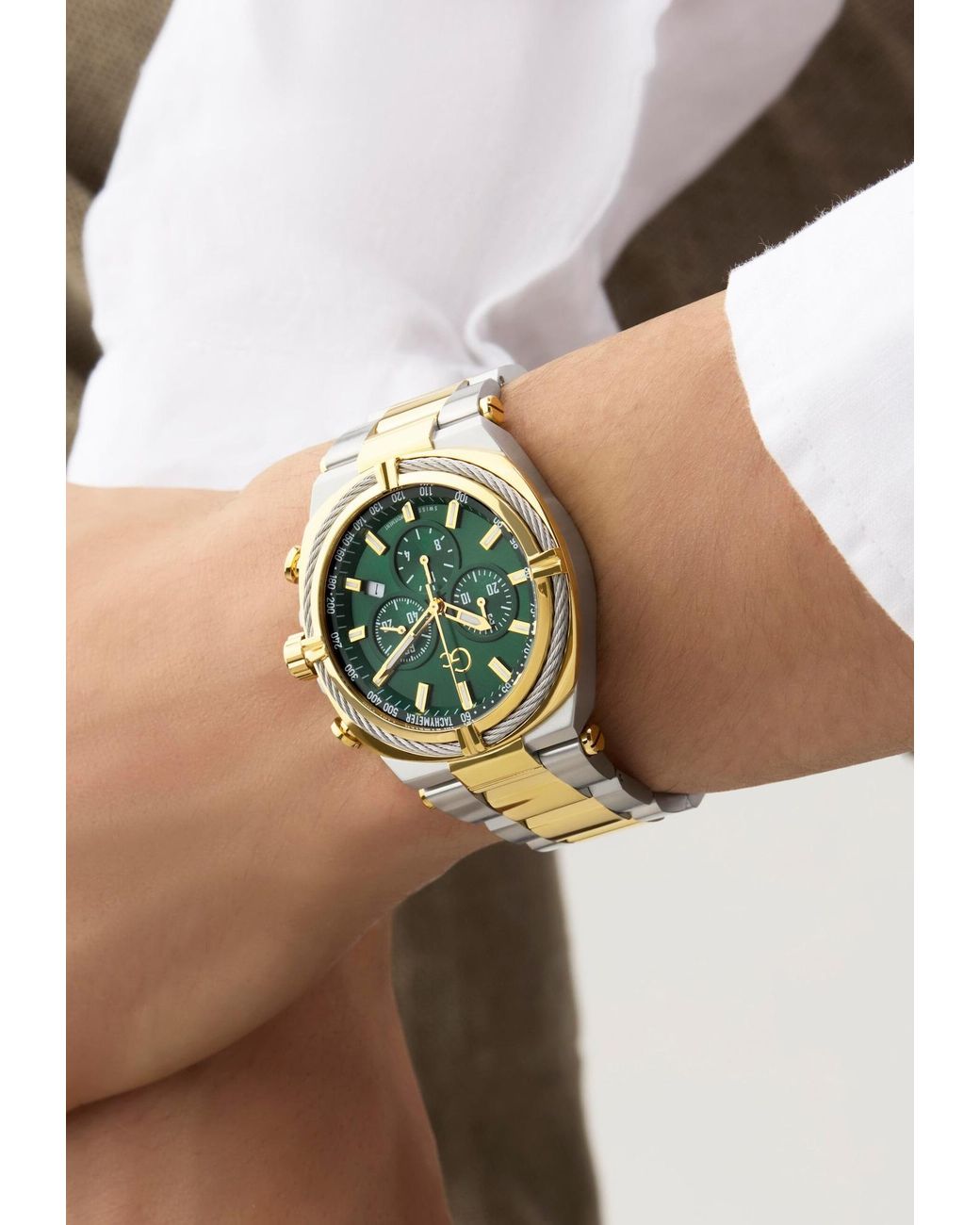 Gc Uhr Ironclass in Green für Herren