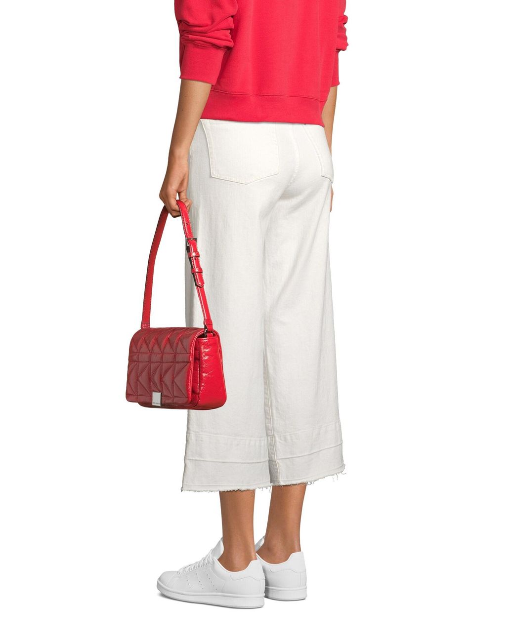 Karl Lagerfeld Pink Schultertasche