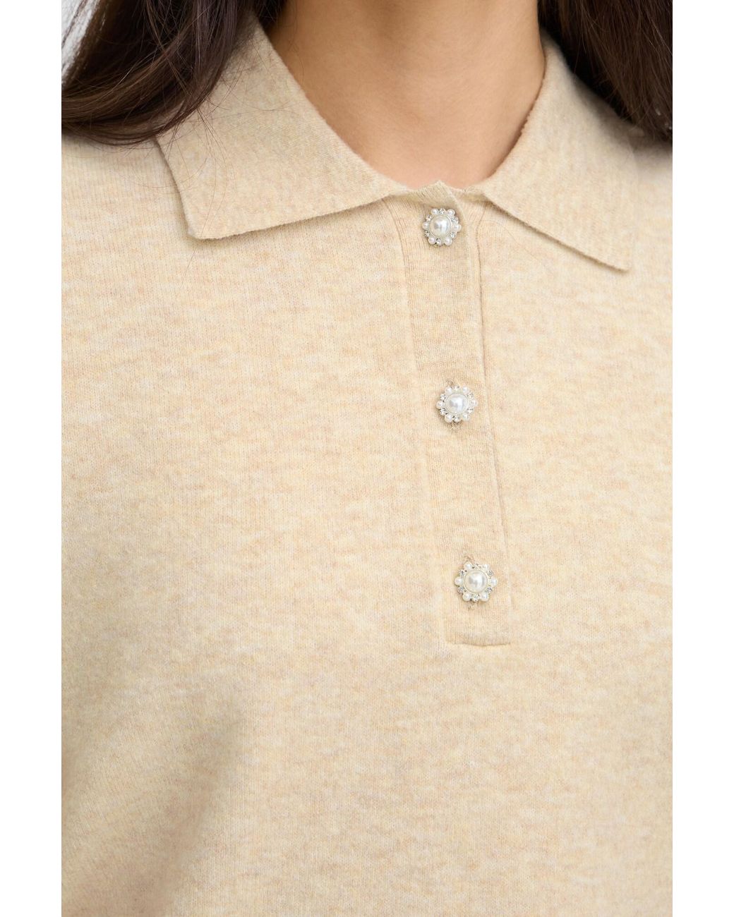 Fransa Natural Pullover Suzette