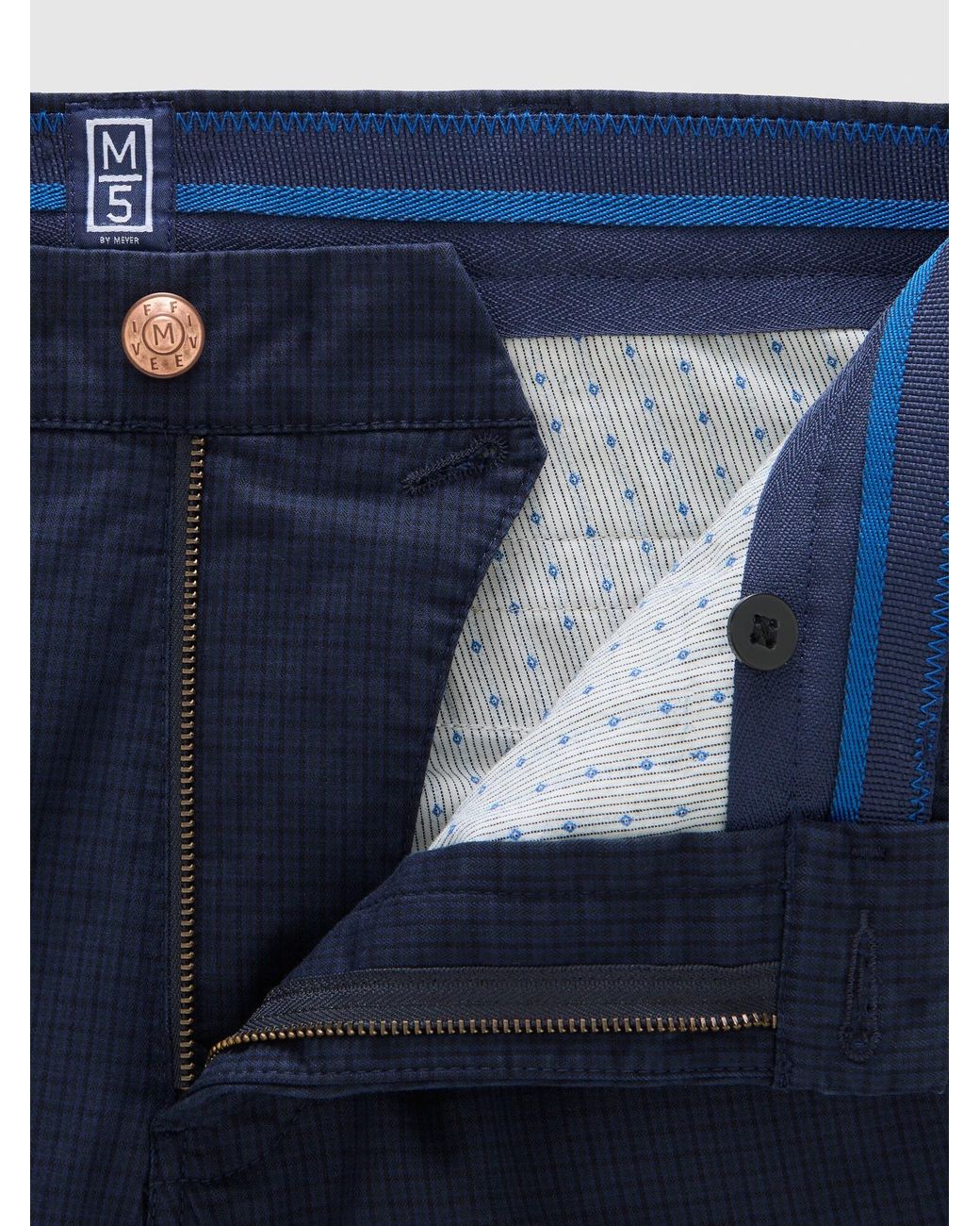 Meyer Chinohose M5 2-6190 in Blue für Herren