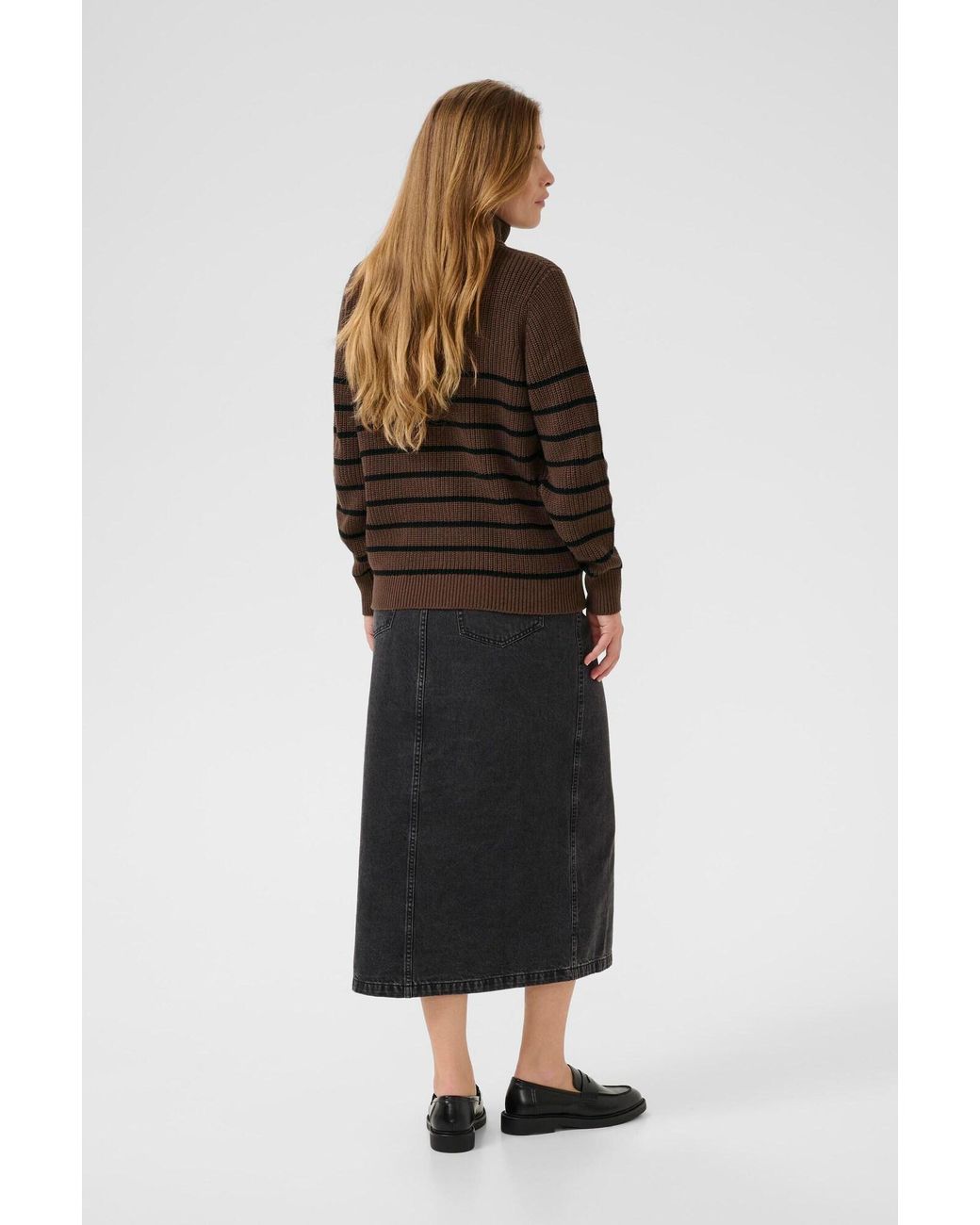 Kaffe Brown Pullover Alioa