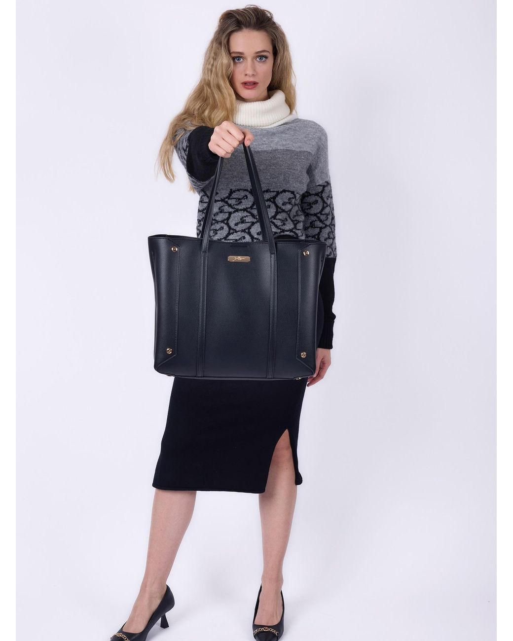 Gattinoni Blue Shopper