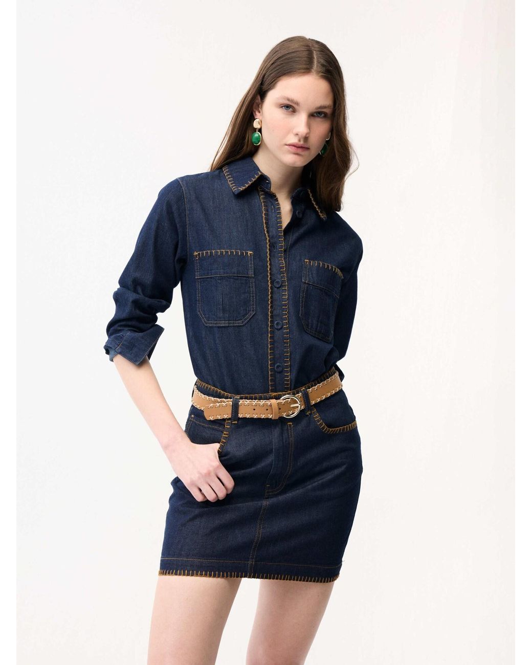 ADL Blue Bluse