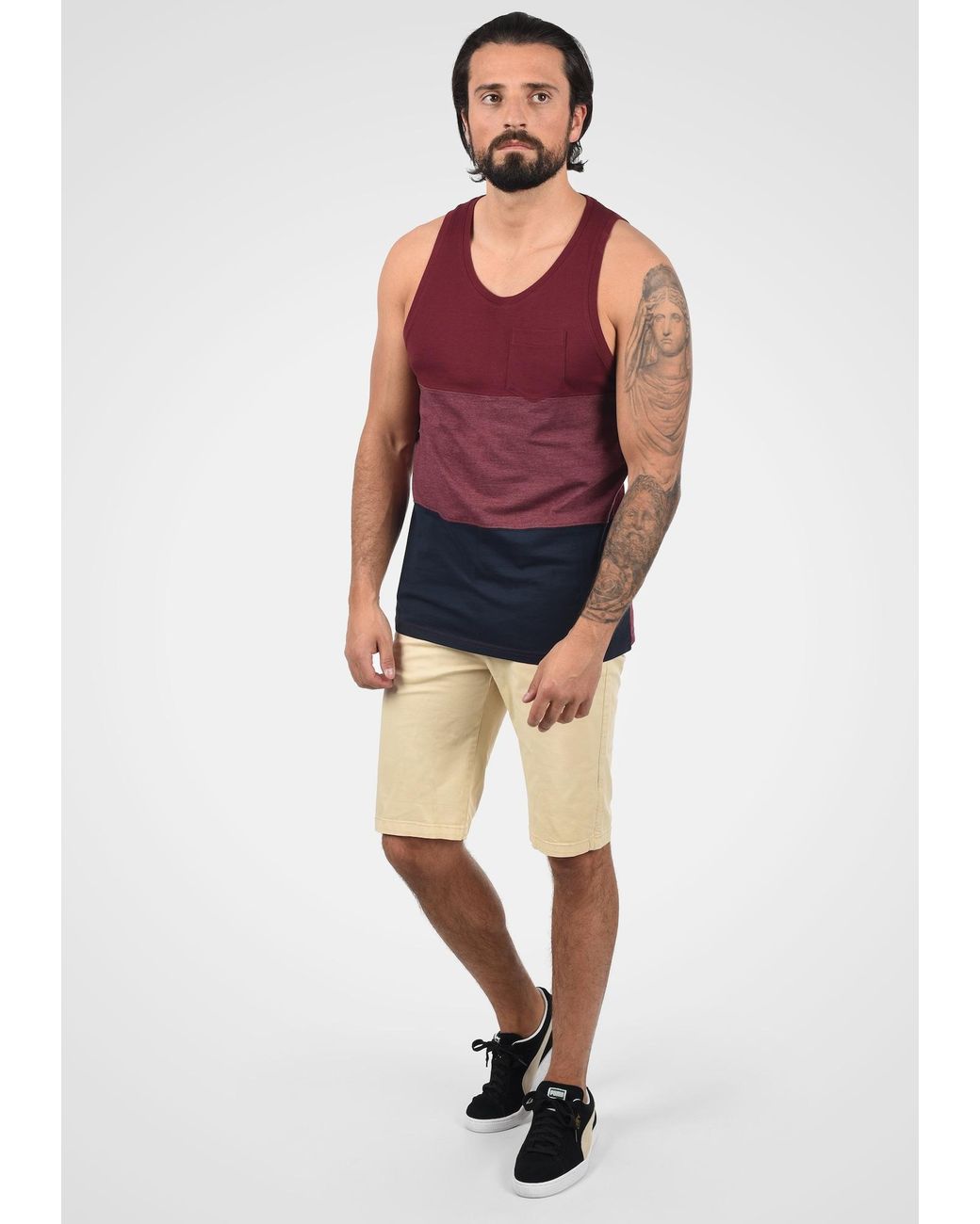 Solid Tanktop 'minho' in Multicolor für Herren