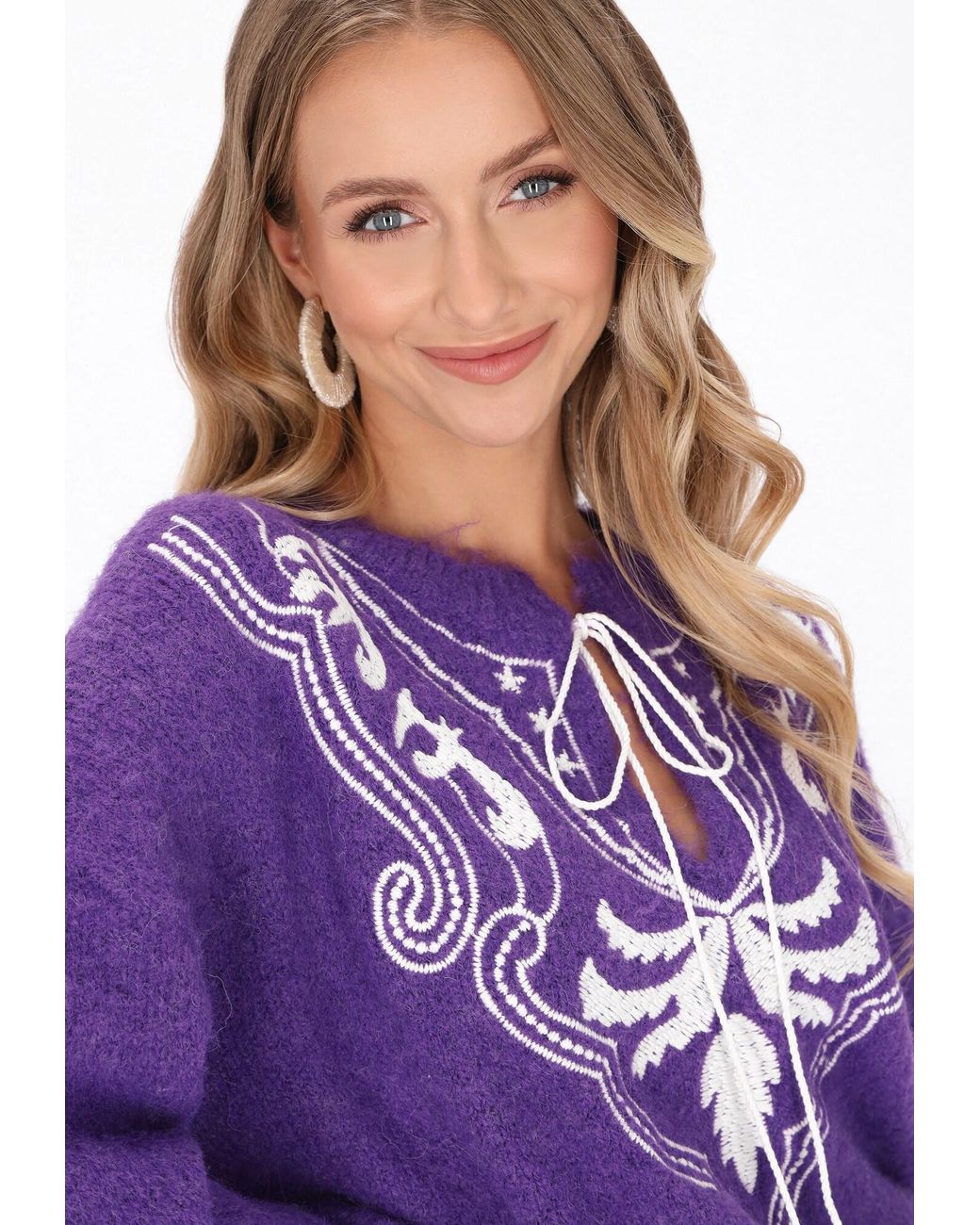 IZIA Purple Pullover