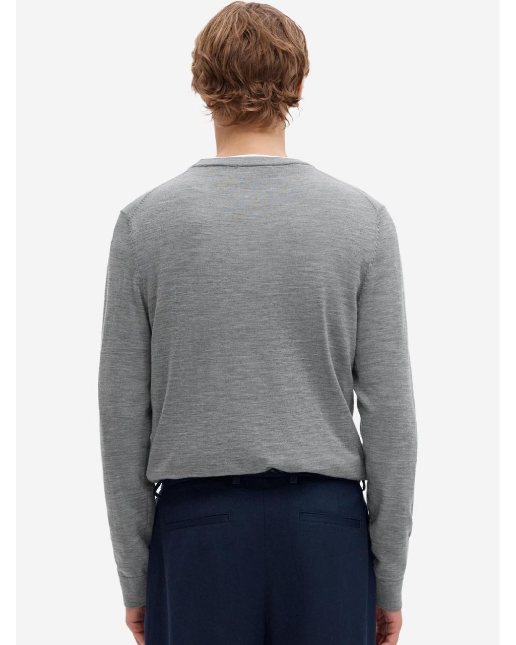 SELECTED Pullover Tray in Gray für Herren