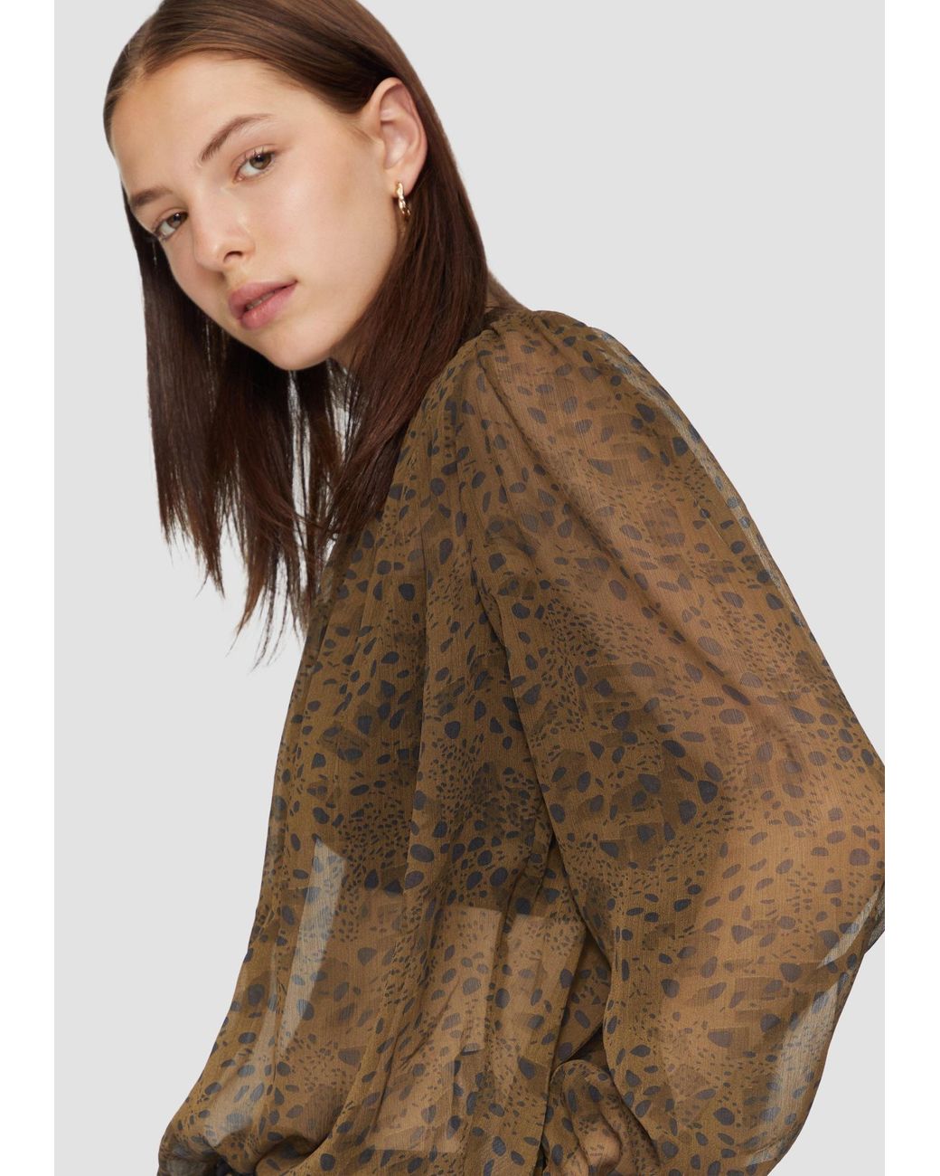 QS Brown Bluse