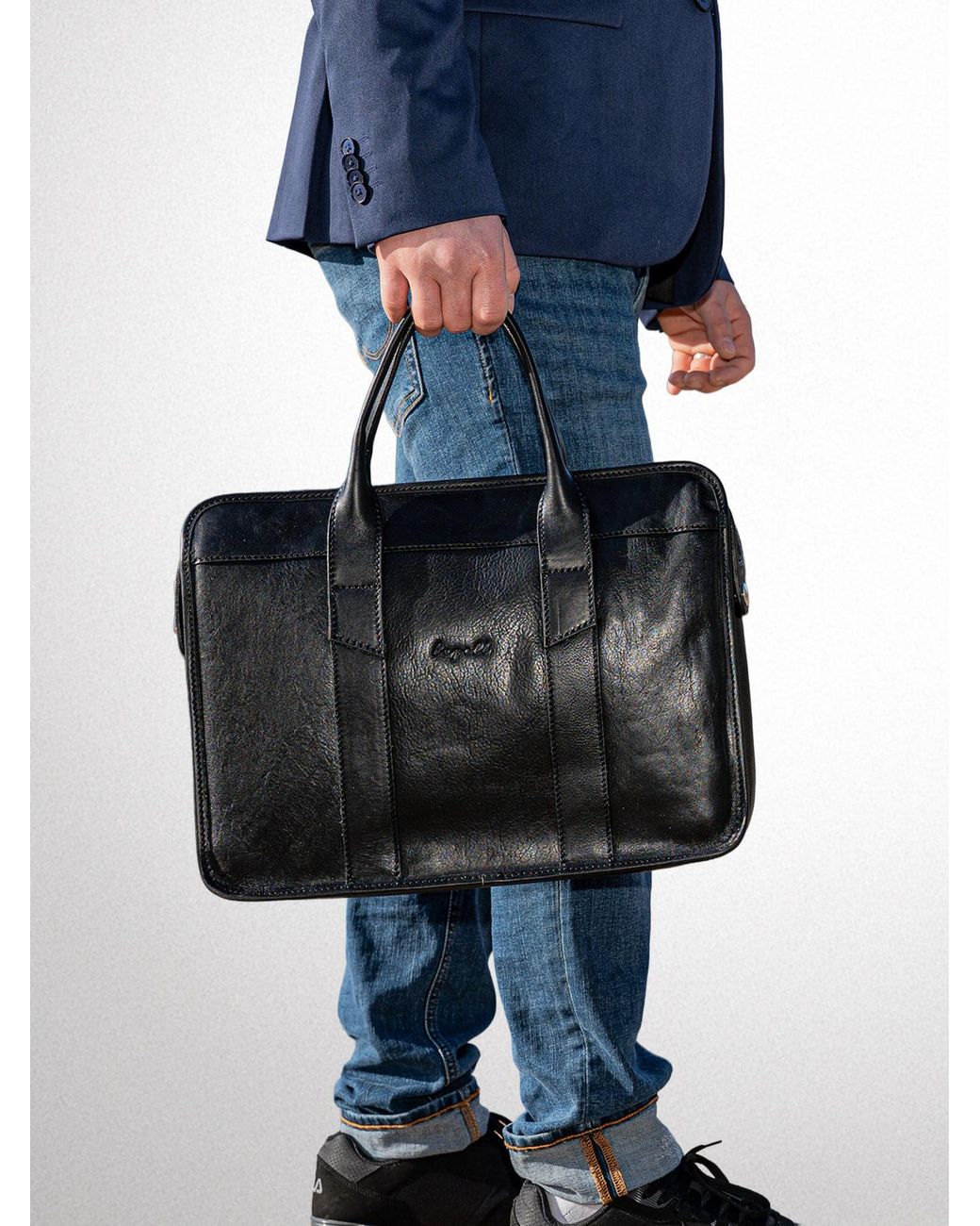 bupell Laptoptasche Alessio in Black für Herren