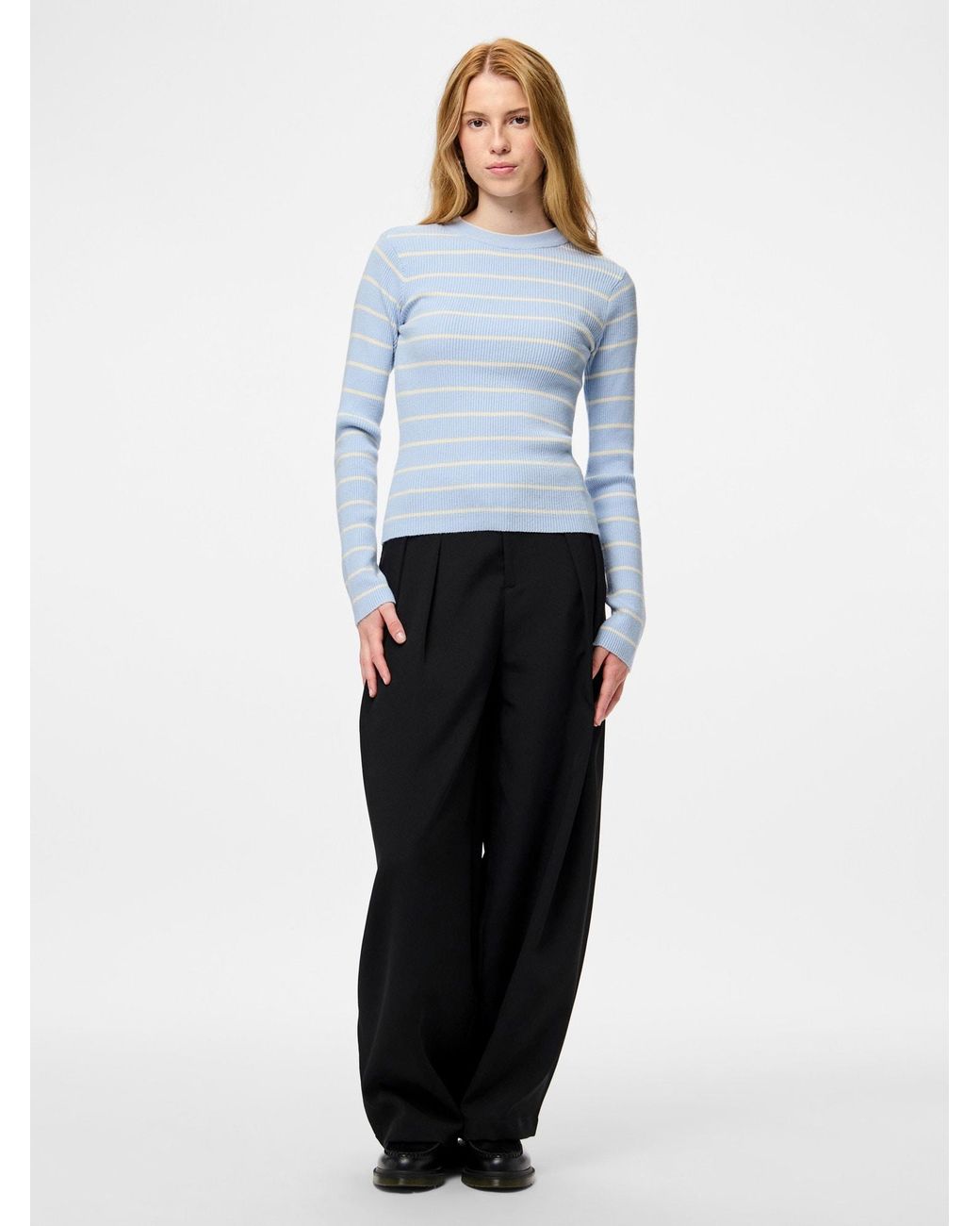 Pieces Blue Pullover
