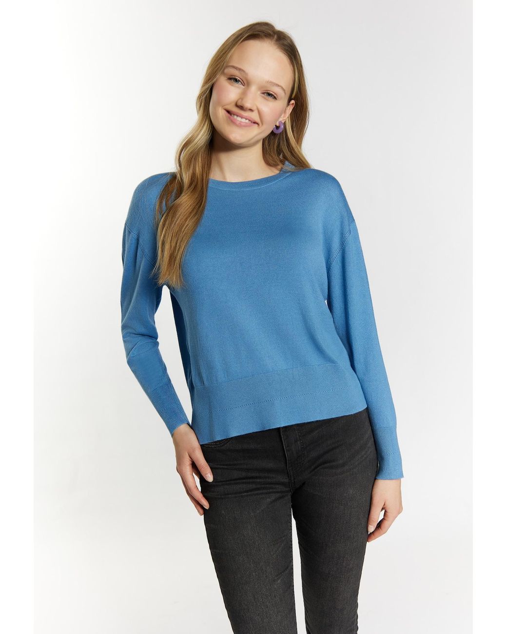 myMo Blue Pullover Keepsudry