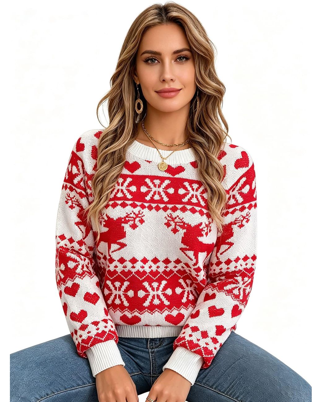 KoJooin Red Pullover