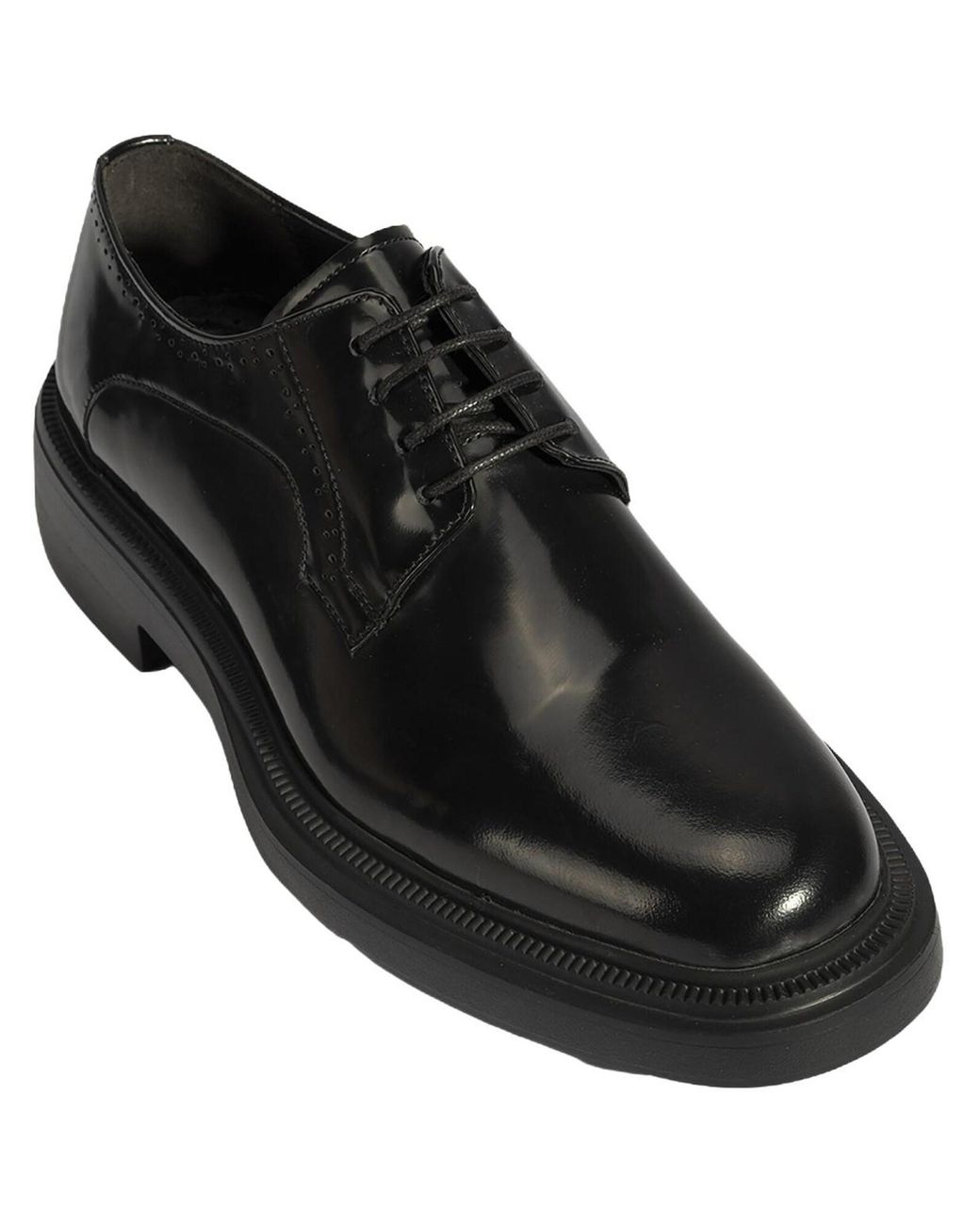 Desa Schnürschuh Spitze in Black für Herren