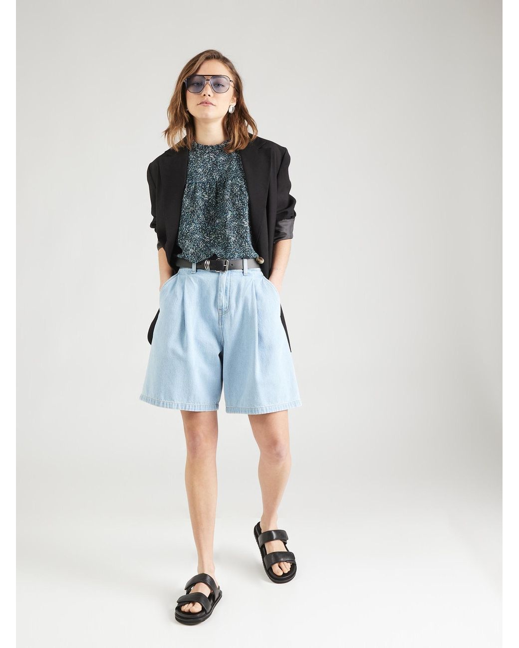 QS Blue Bluse