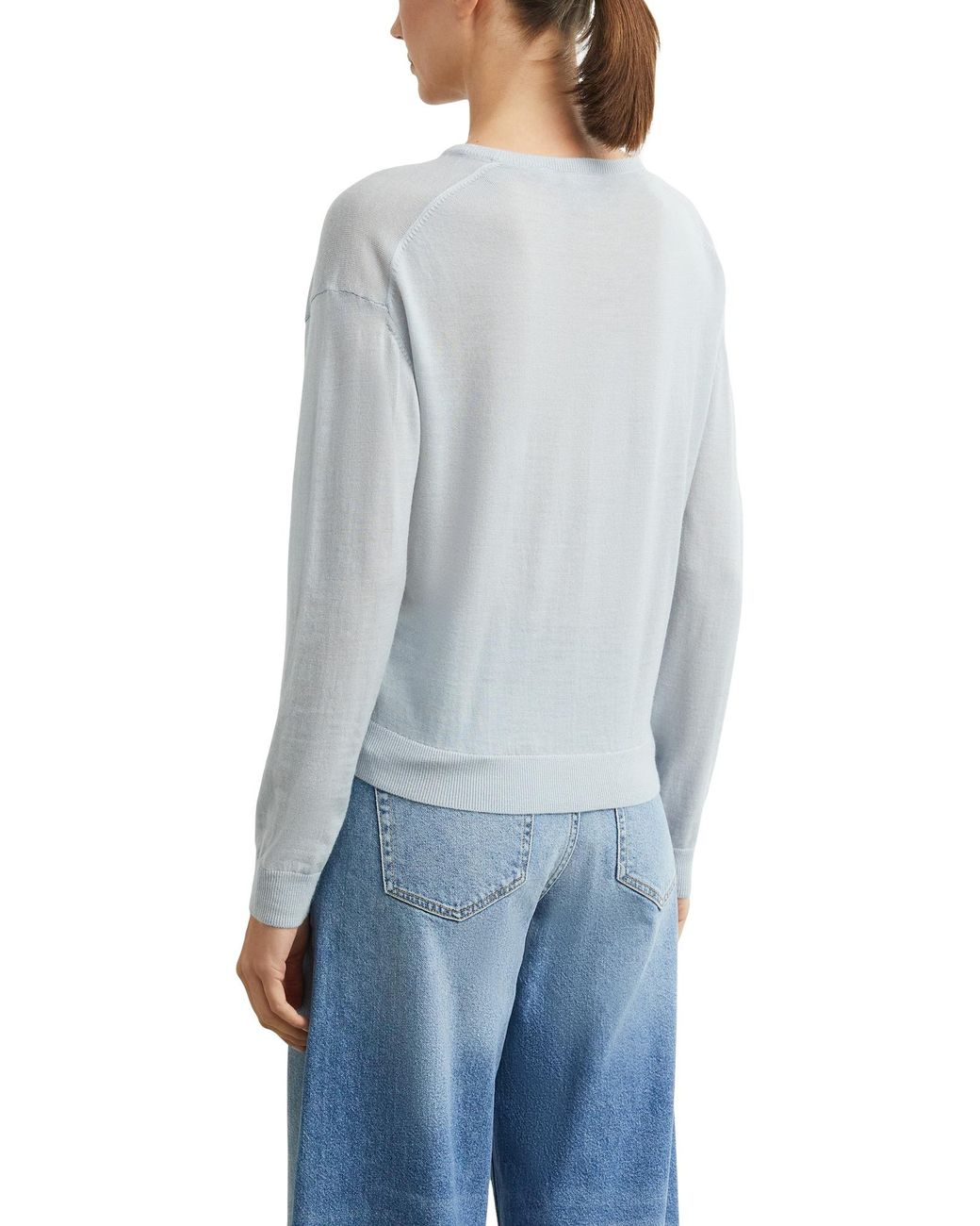 Comma, White Pullover
