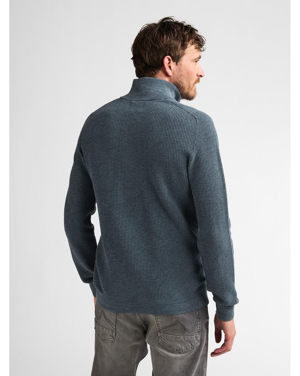 Petrol Industries Pullover in Blue für Herren
