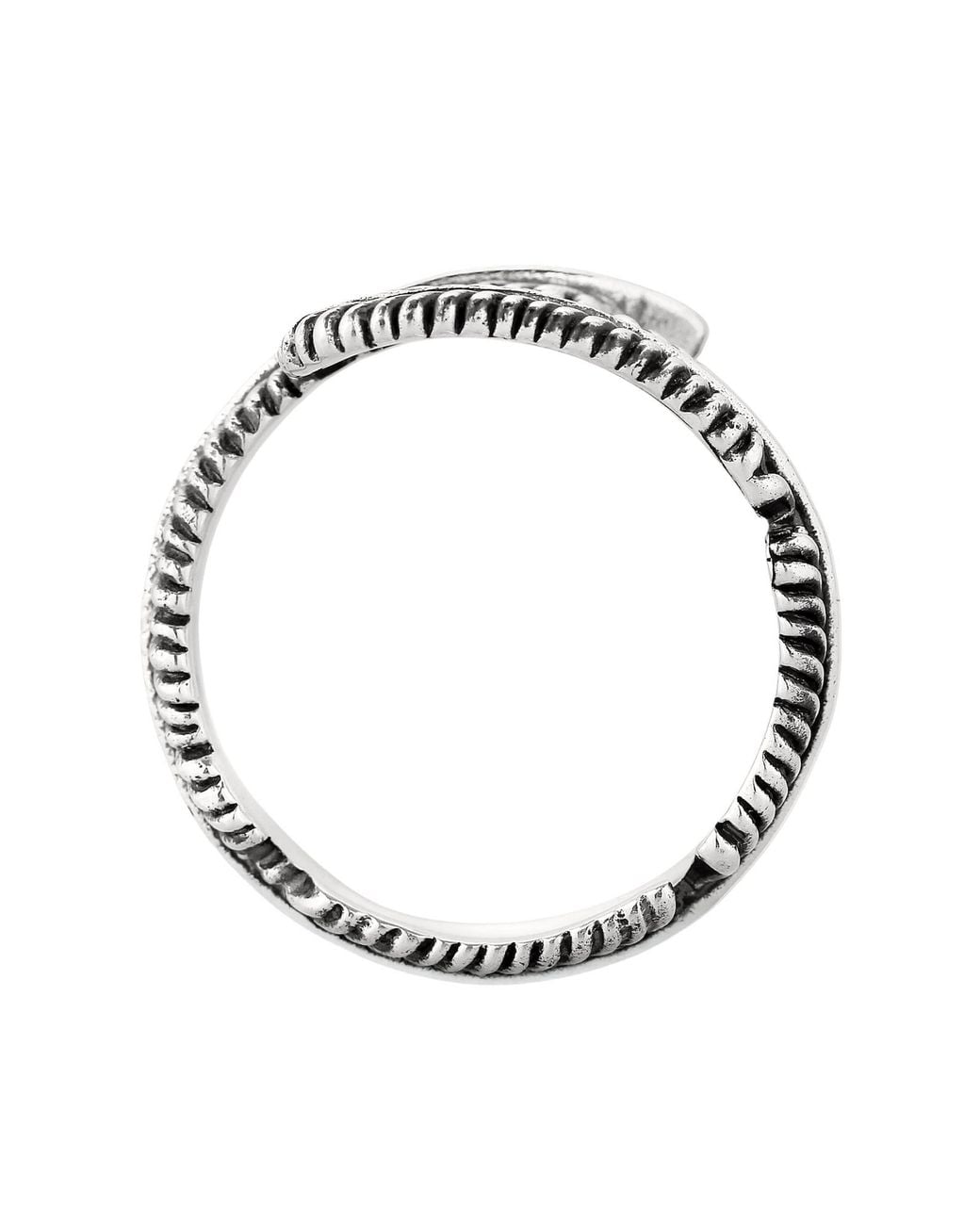 Kuzzoi Ring Feder in Metallic für Herren