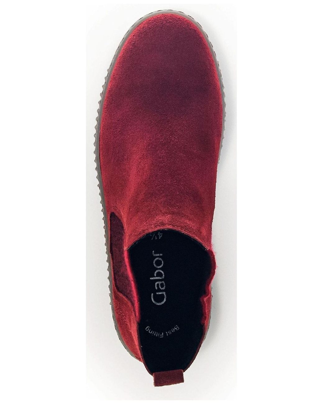 Gabor Red Chelsea Boots