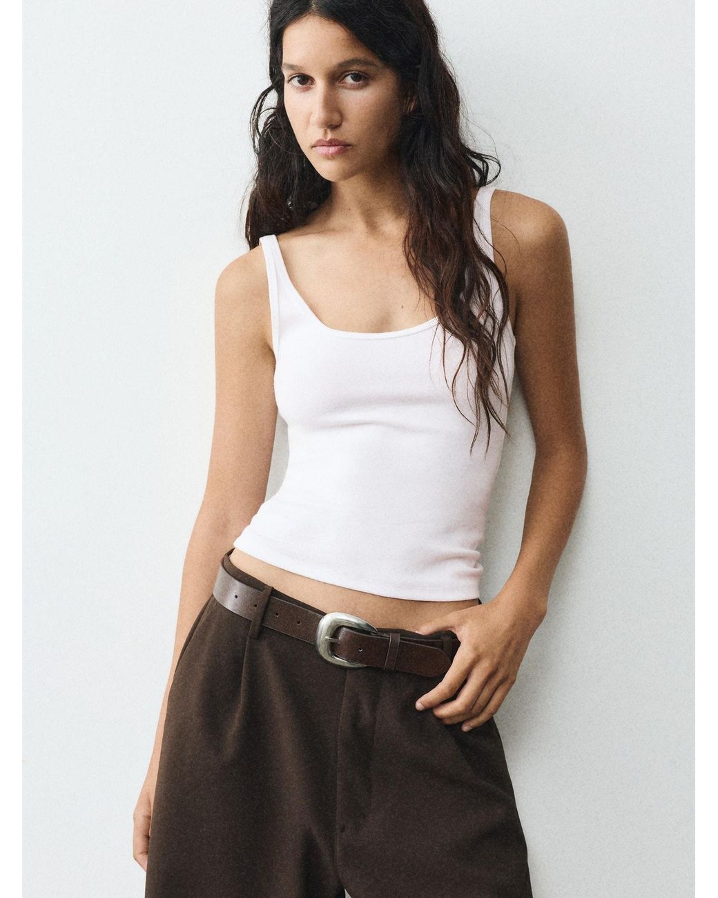 Pull&Bear White Top
