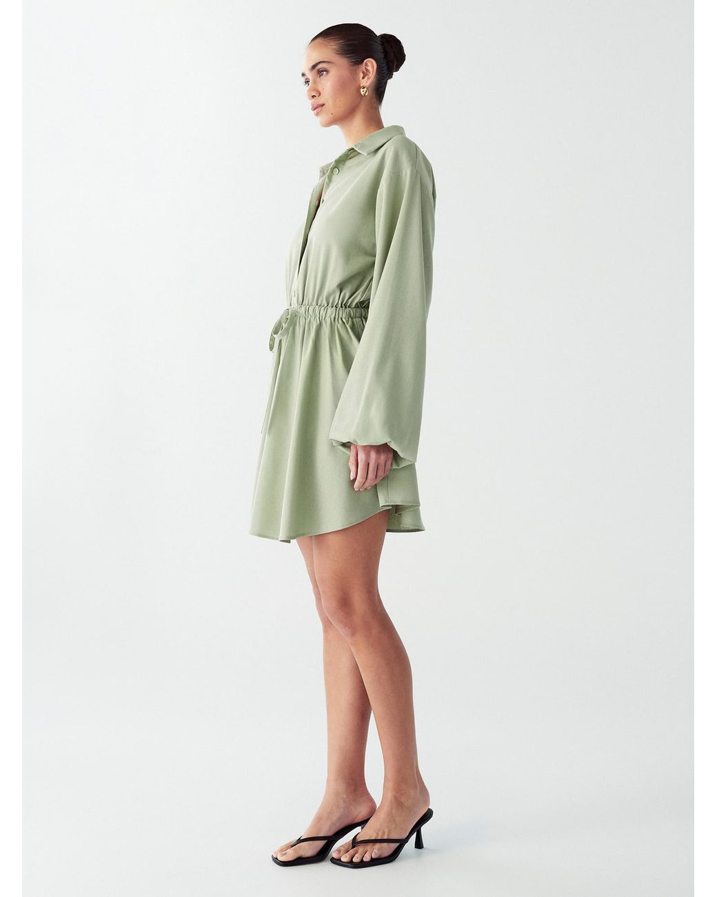 Willa Green Blusenkleid Petal