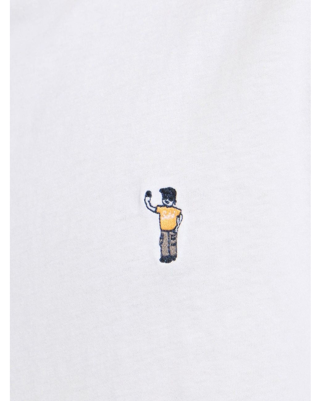 Solid T-Shirt Sduwe in White für Herren