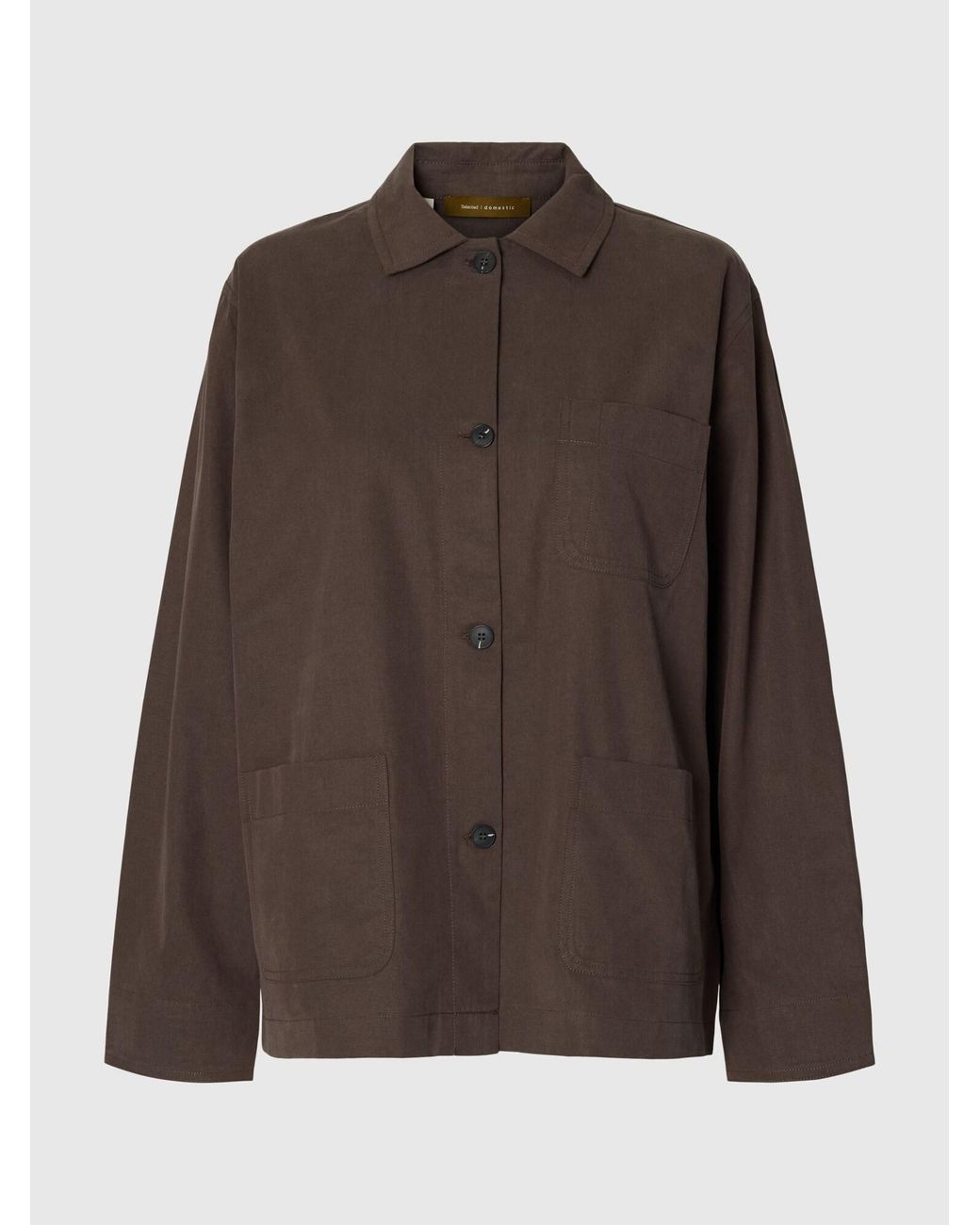 SELECTED Brown Bluse