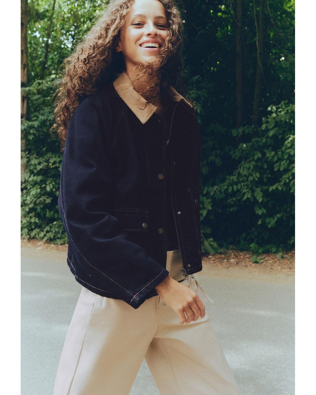 Pull&Bear Blue Jacke Pacific