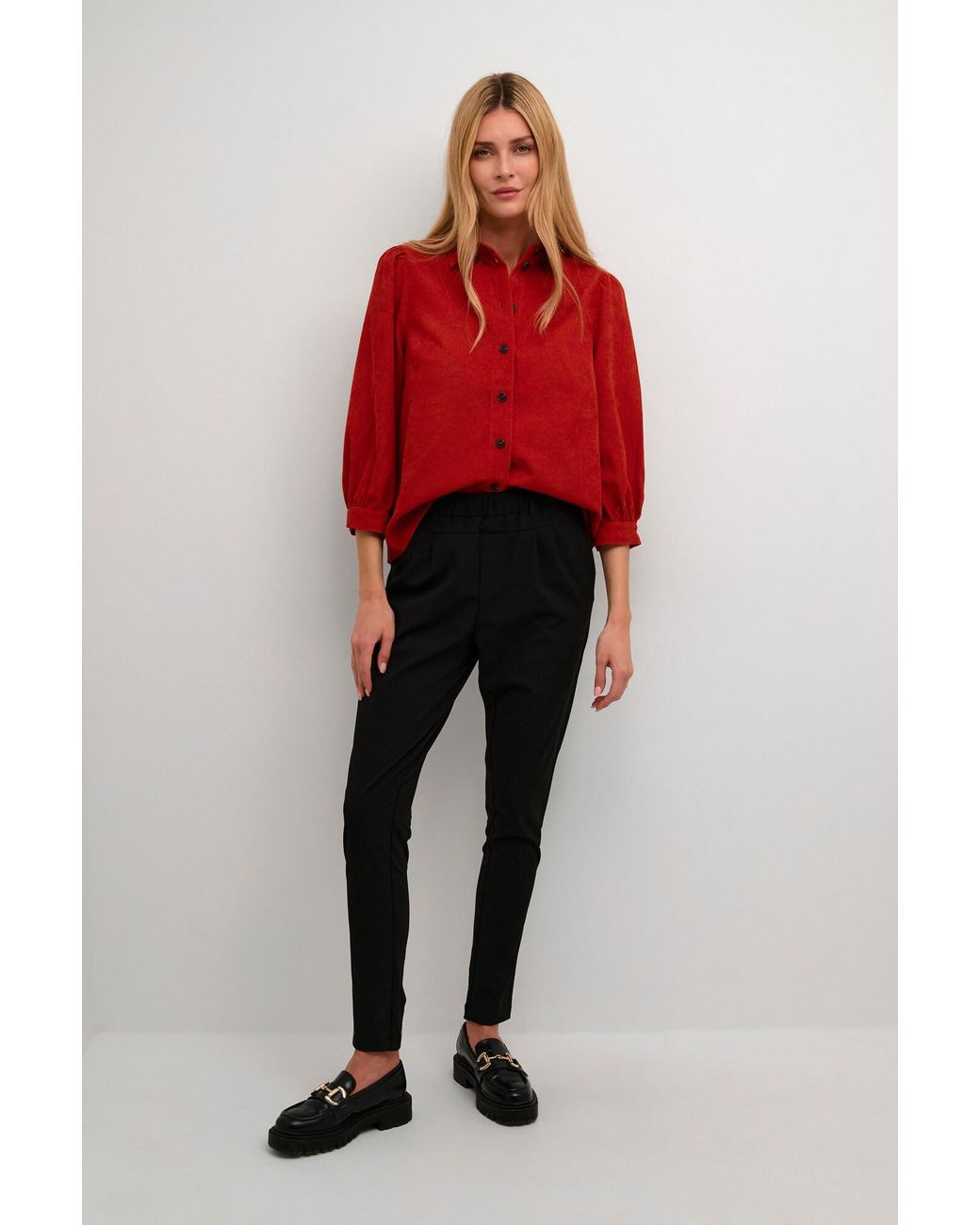 Kaffe Red Bluse Avera