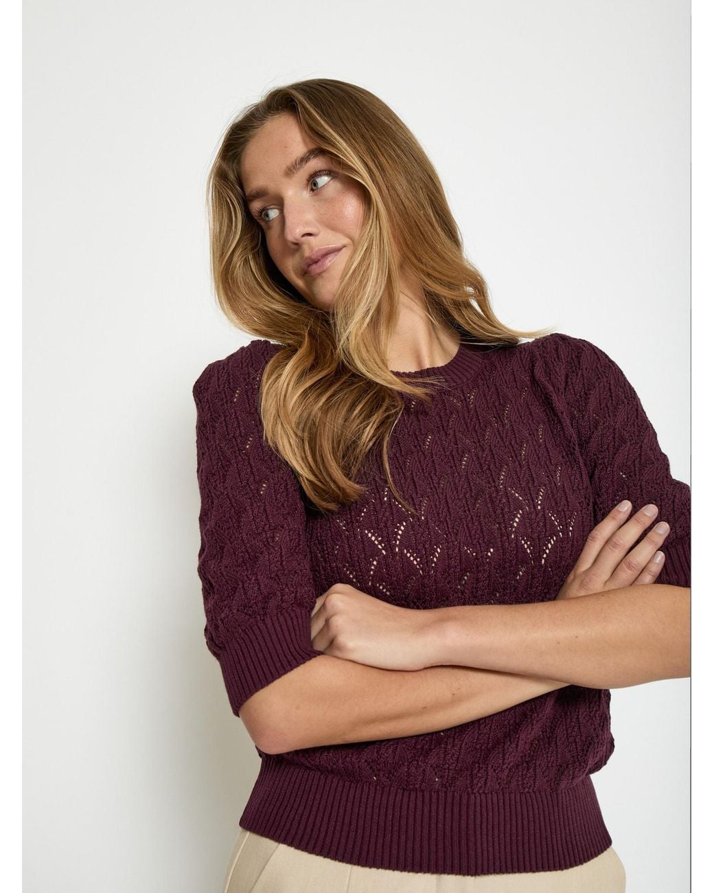 Minus Purple Pullover Lamina