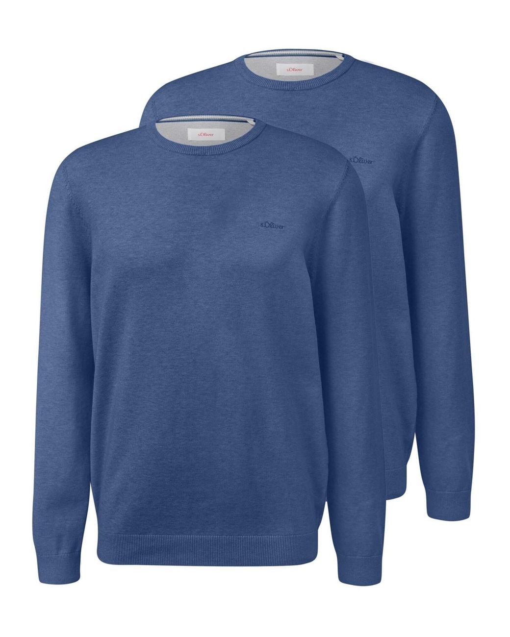 S.oliver Oliver Pullover Basic in Blue für Herren