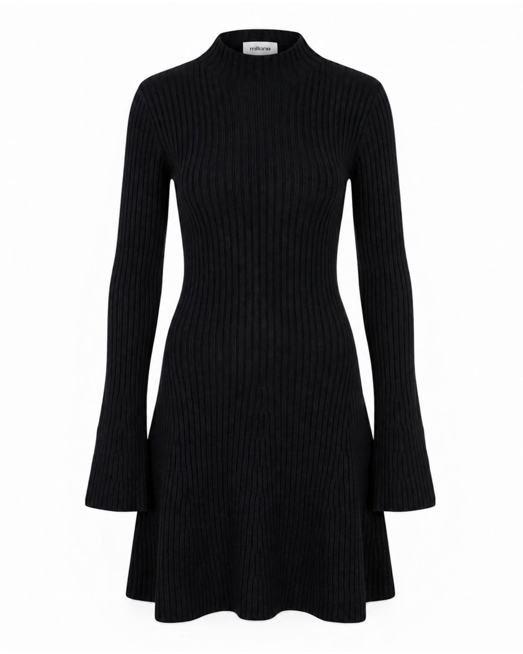 millane Black Strickkleid