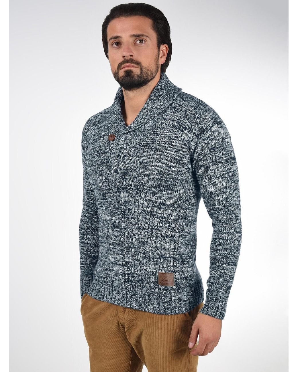 Solid Pullover Phil in Gray für Herren