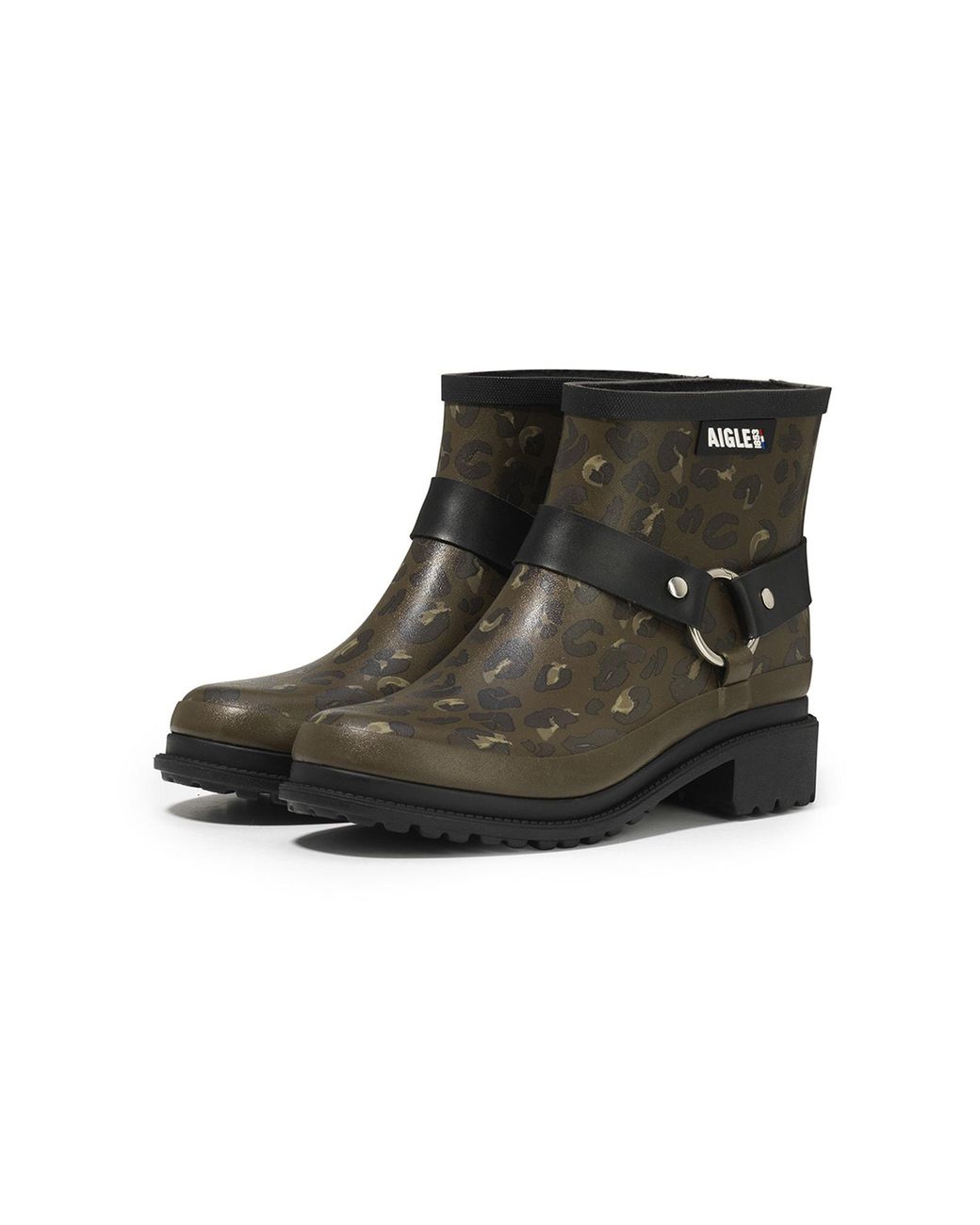 Aigle Black Gummistiefel Macadames