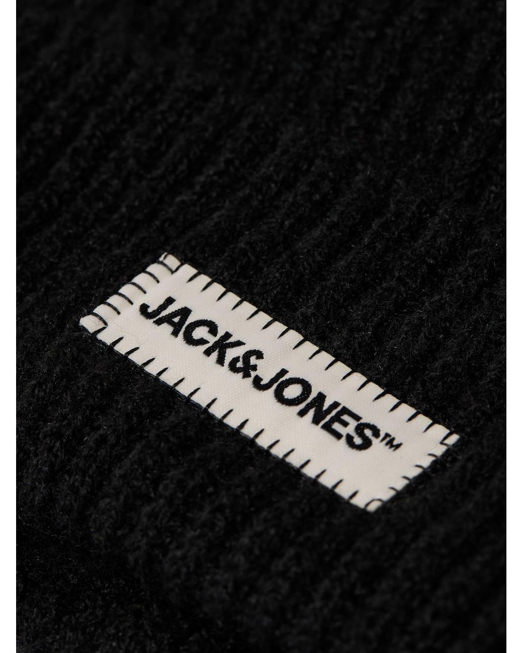 Jack & Jones Mütze Jaccolton in Black für Herren