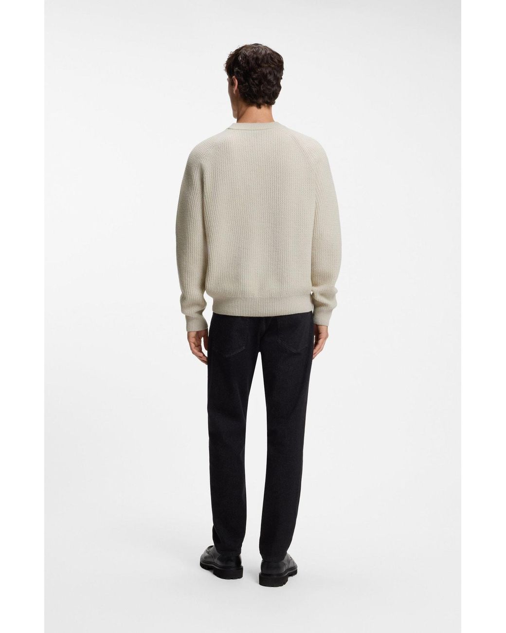 Boss Pullover Kepler in White für Herren