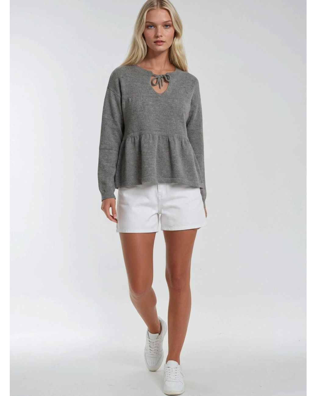 MixRay Gray Pullover Pullover