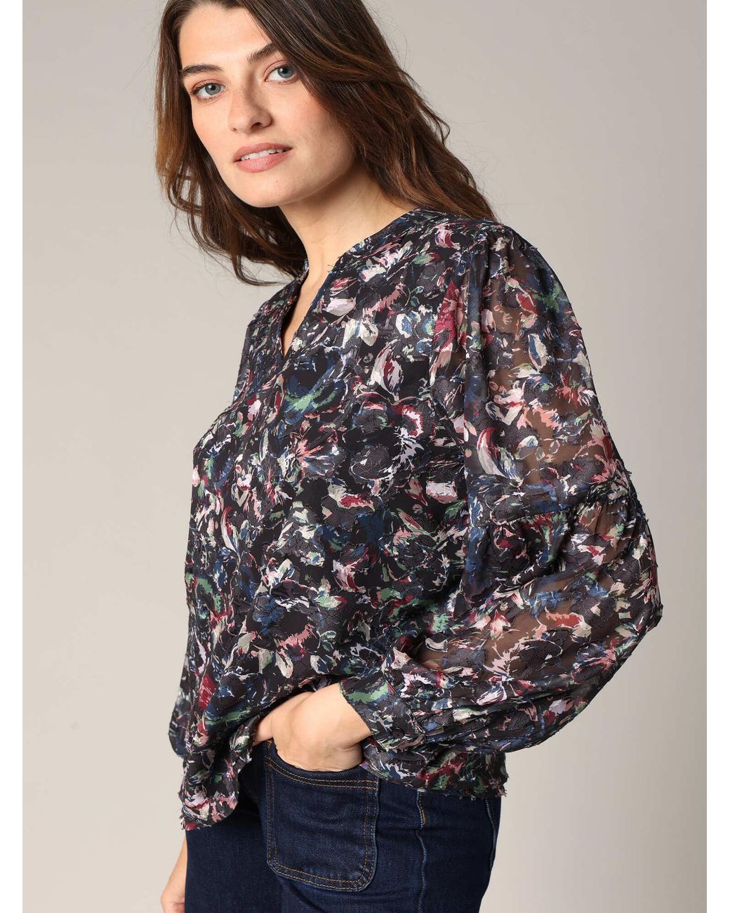Deeluxe Red Bluse