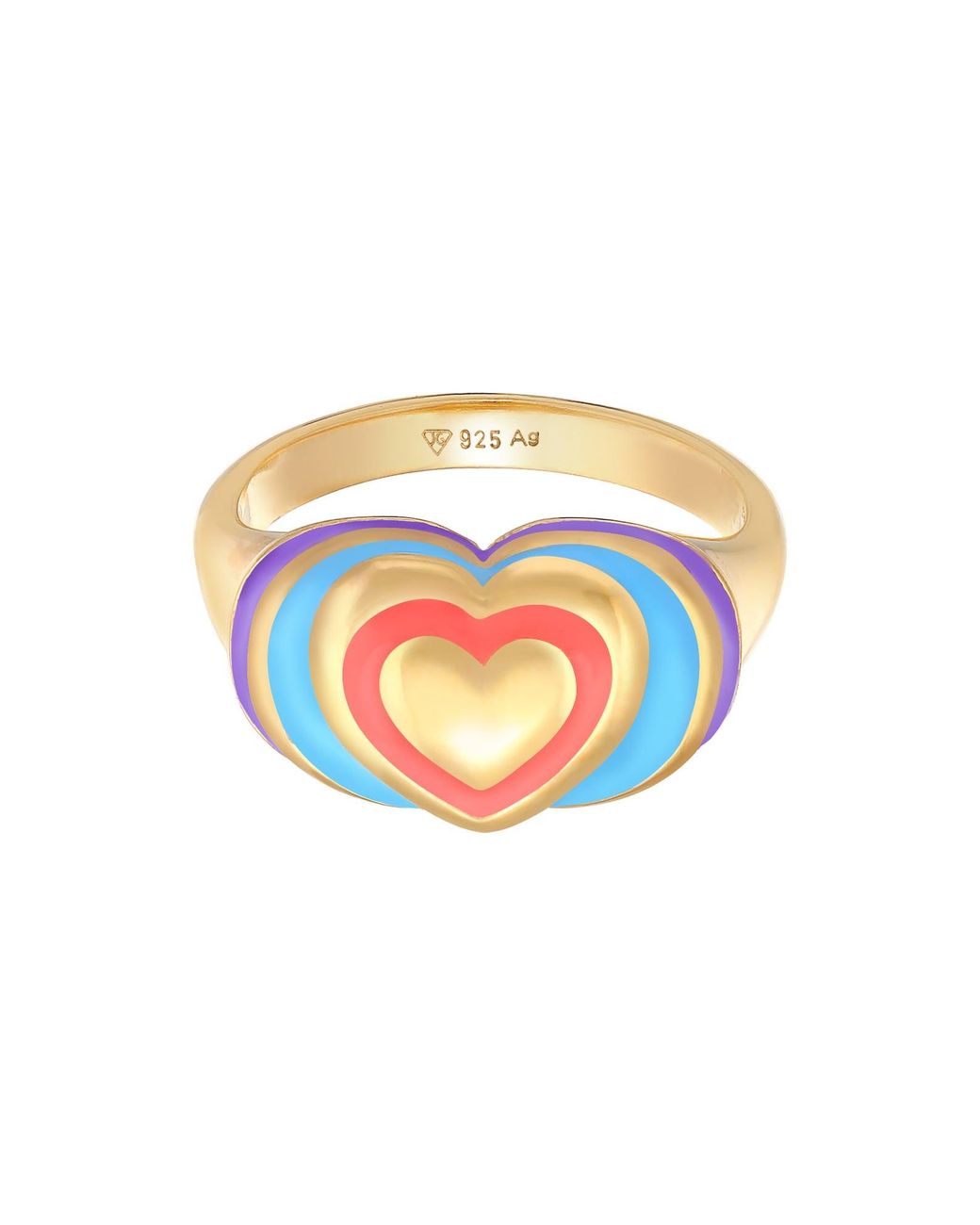 Elli Jewelry Blue Ring