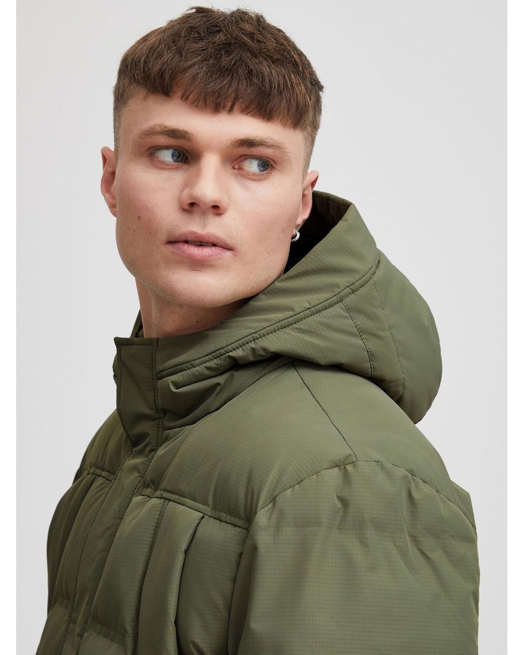 Solid Winterjacke Clarence in Green für Herren