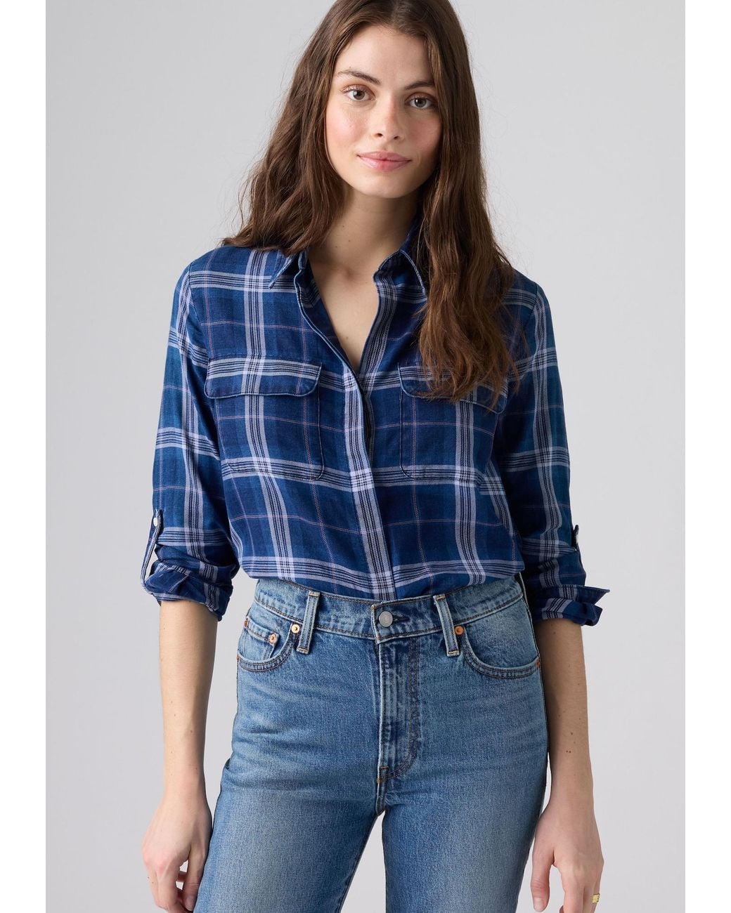 Levi's Blue Levis Bluse