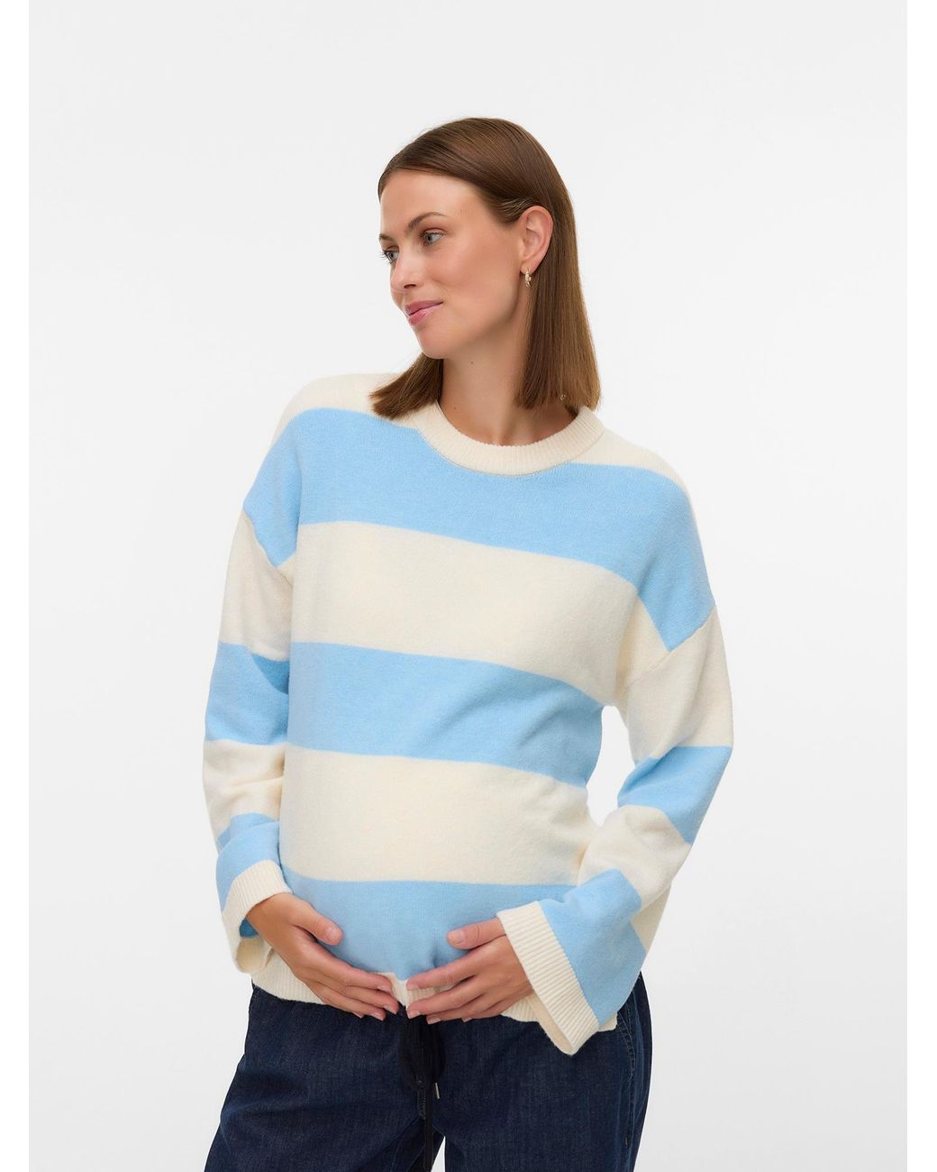 Mama.licious Blue Pullover Mlmonia Vita