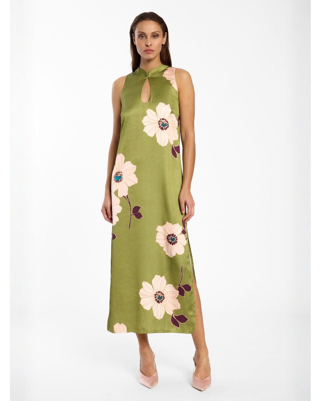 Ana Alcazar Green Kleid Delis