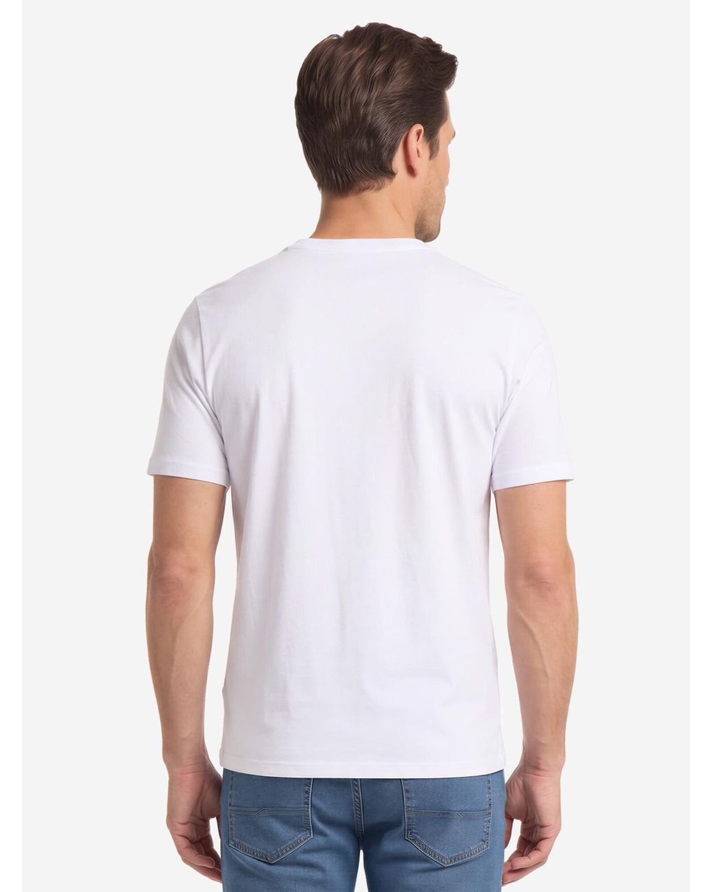 CASA MODA Shirt Basic in White für Herren