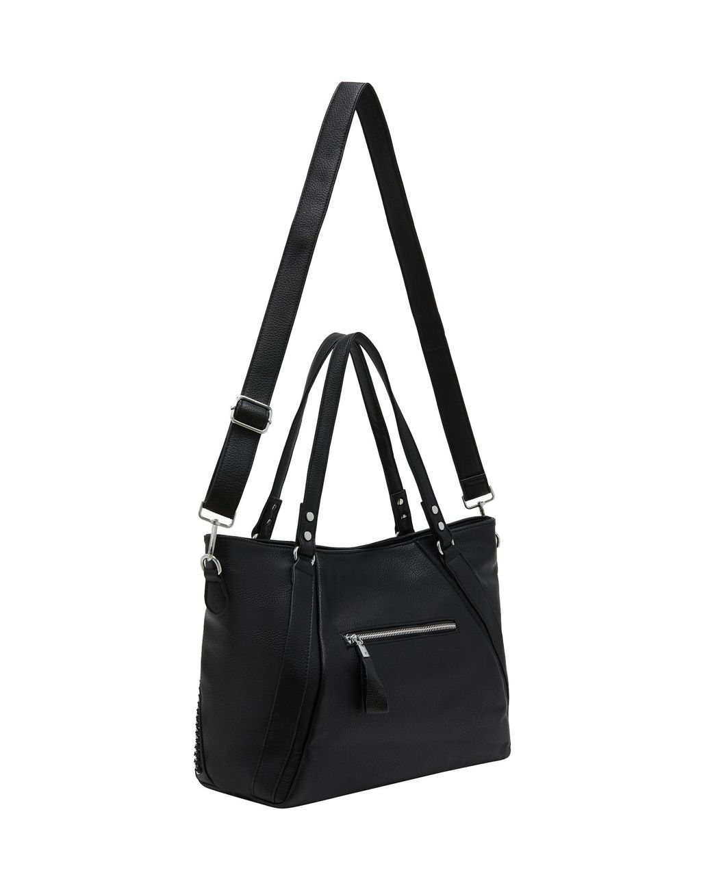 faina Black Schultertasche