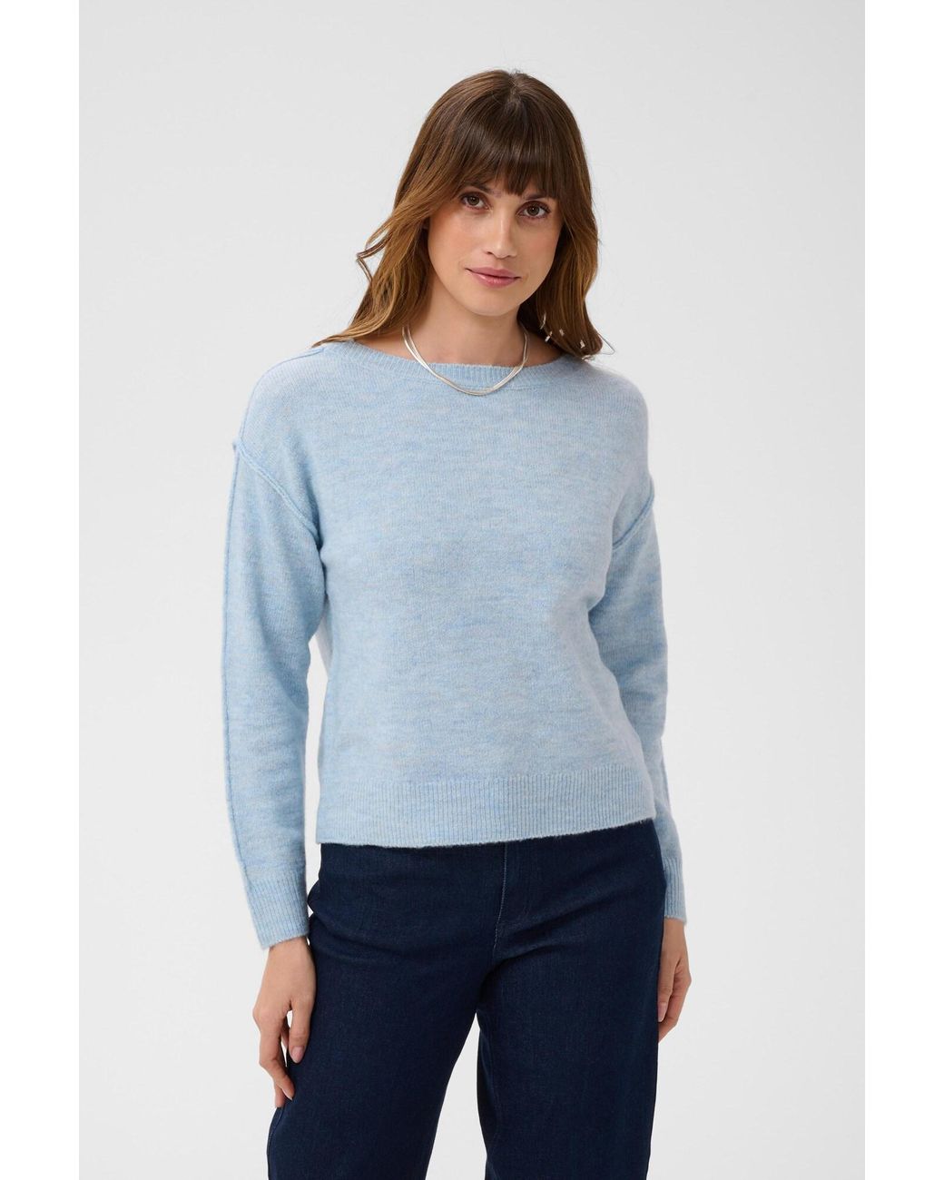 Kaffe Blue Pullover Iris