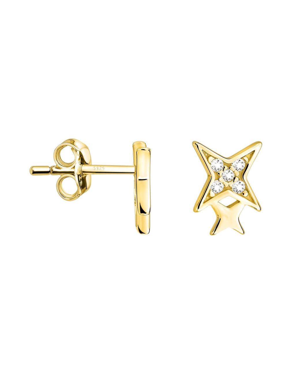 Sofia Milani Metallic Ohrringe Star